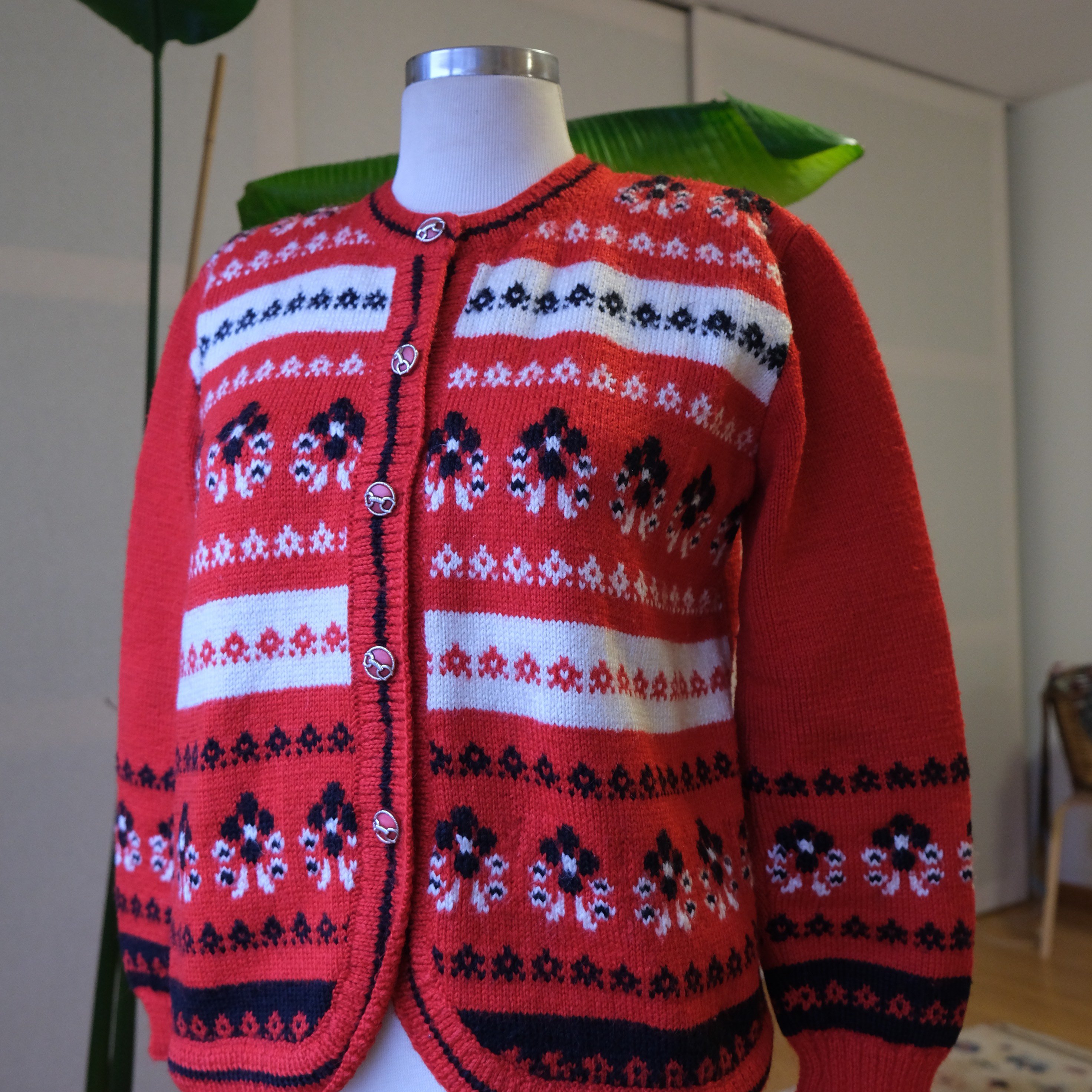 90’s Winter Pattern Wool Pullover (extremely cozy)