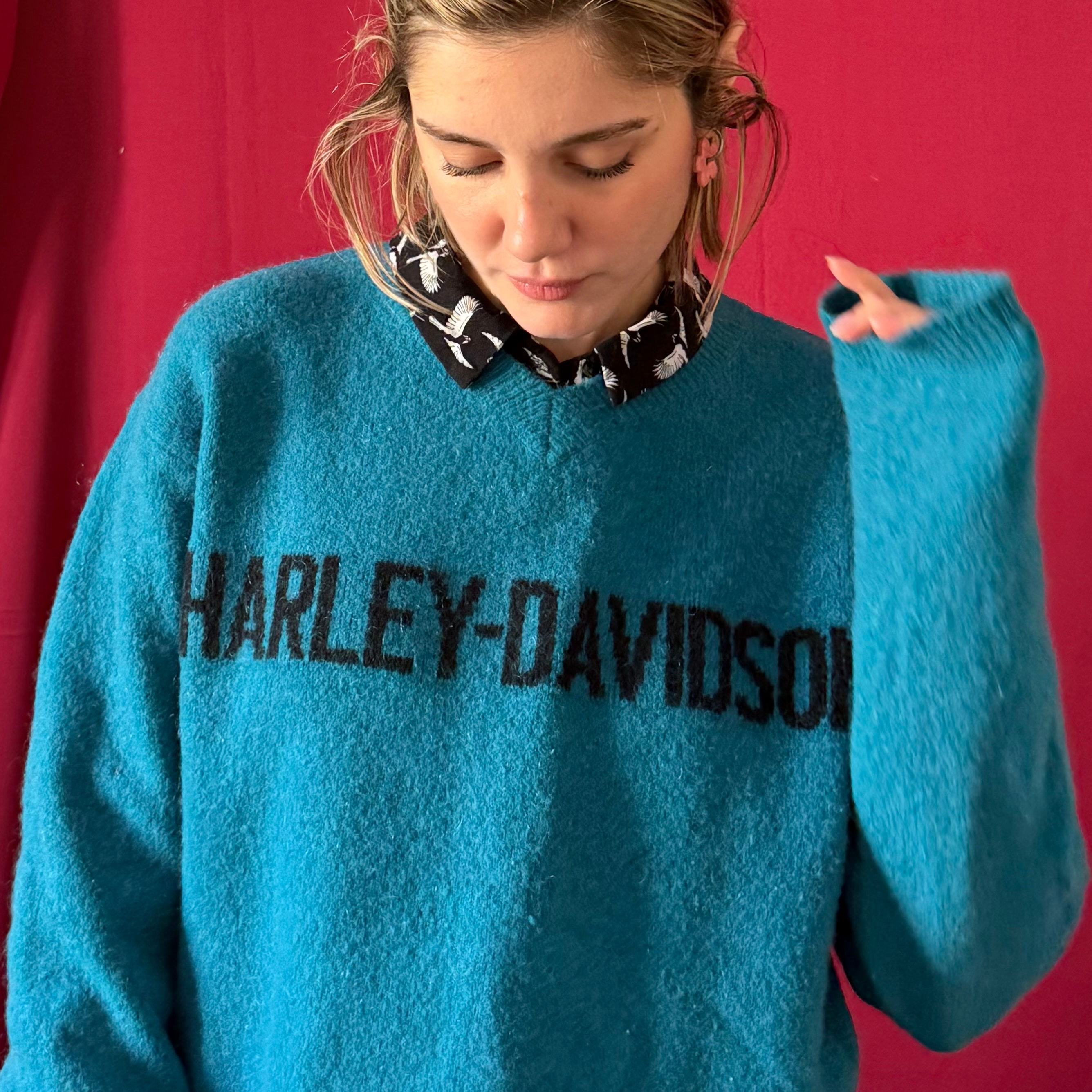 Vintage Harley Davidson Knit