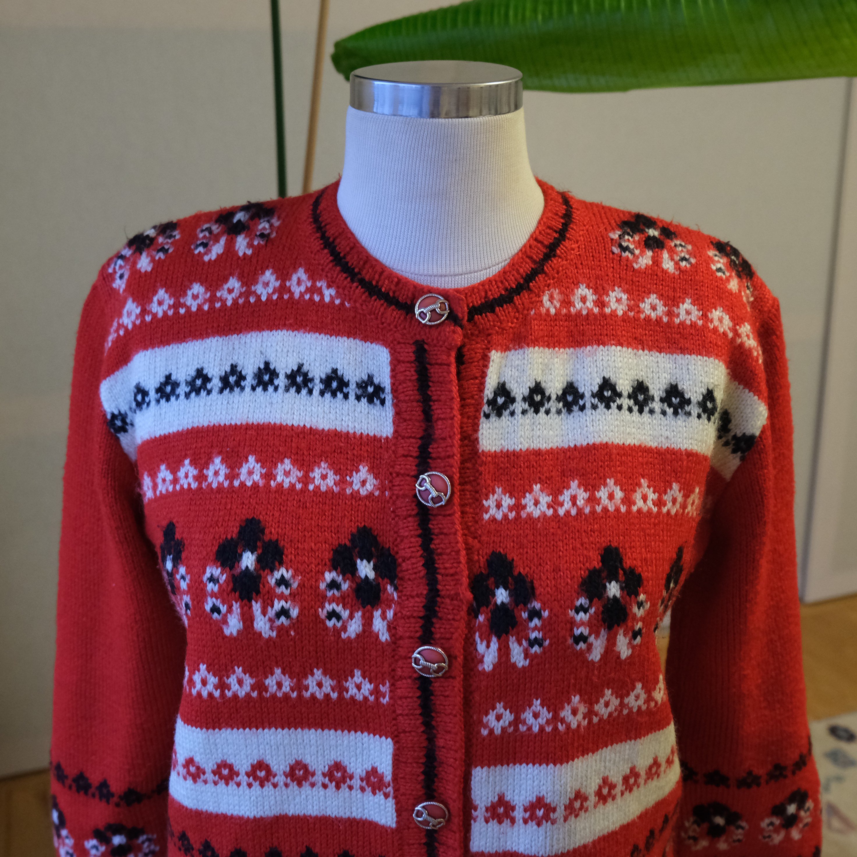 90’s Winter Pattern Wool Pullover (extremely cozy)