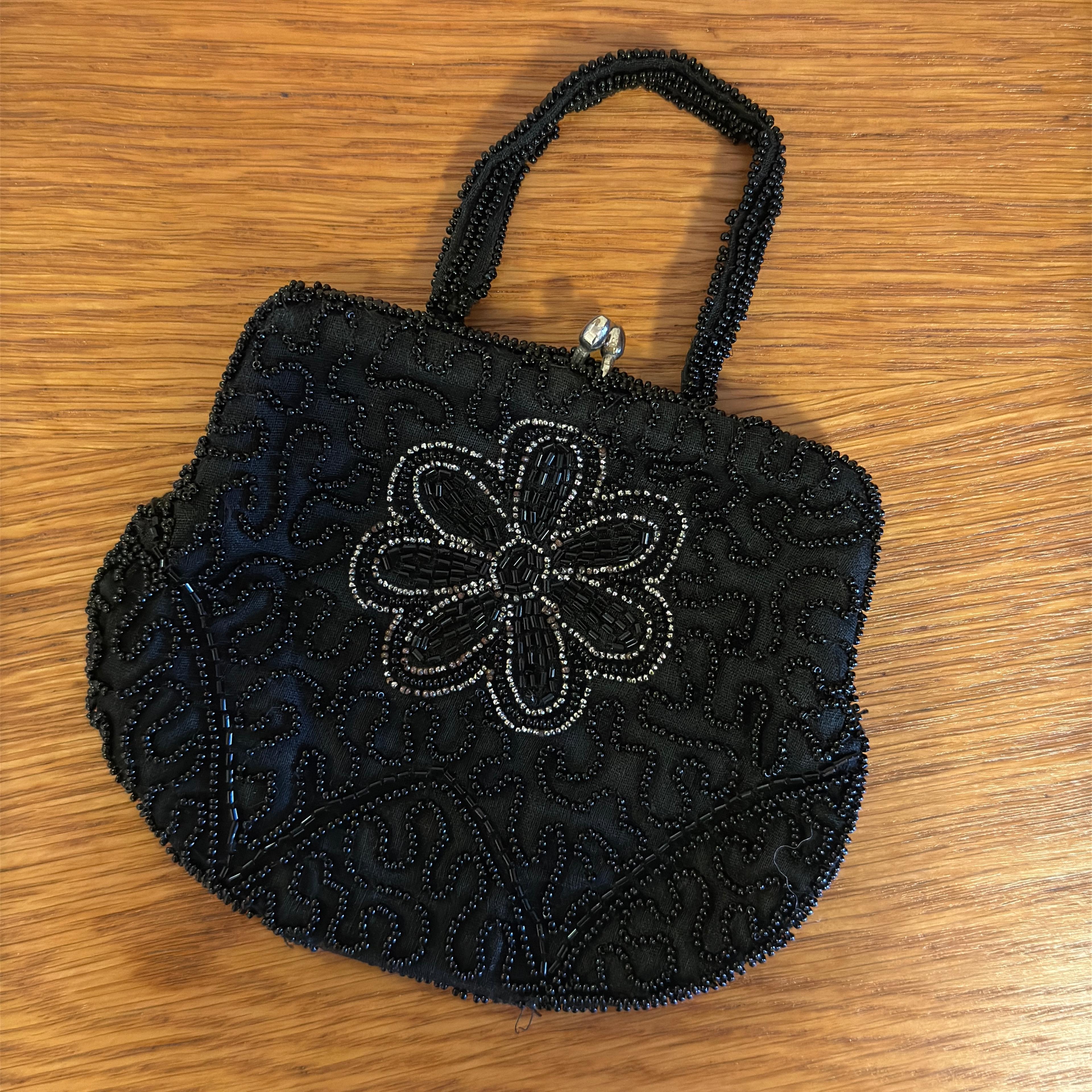 Midnight Fleur Purse