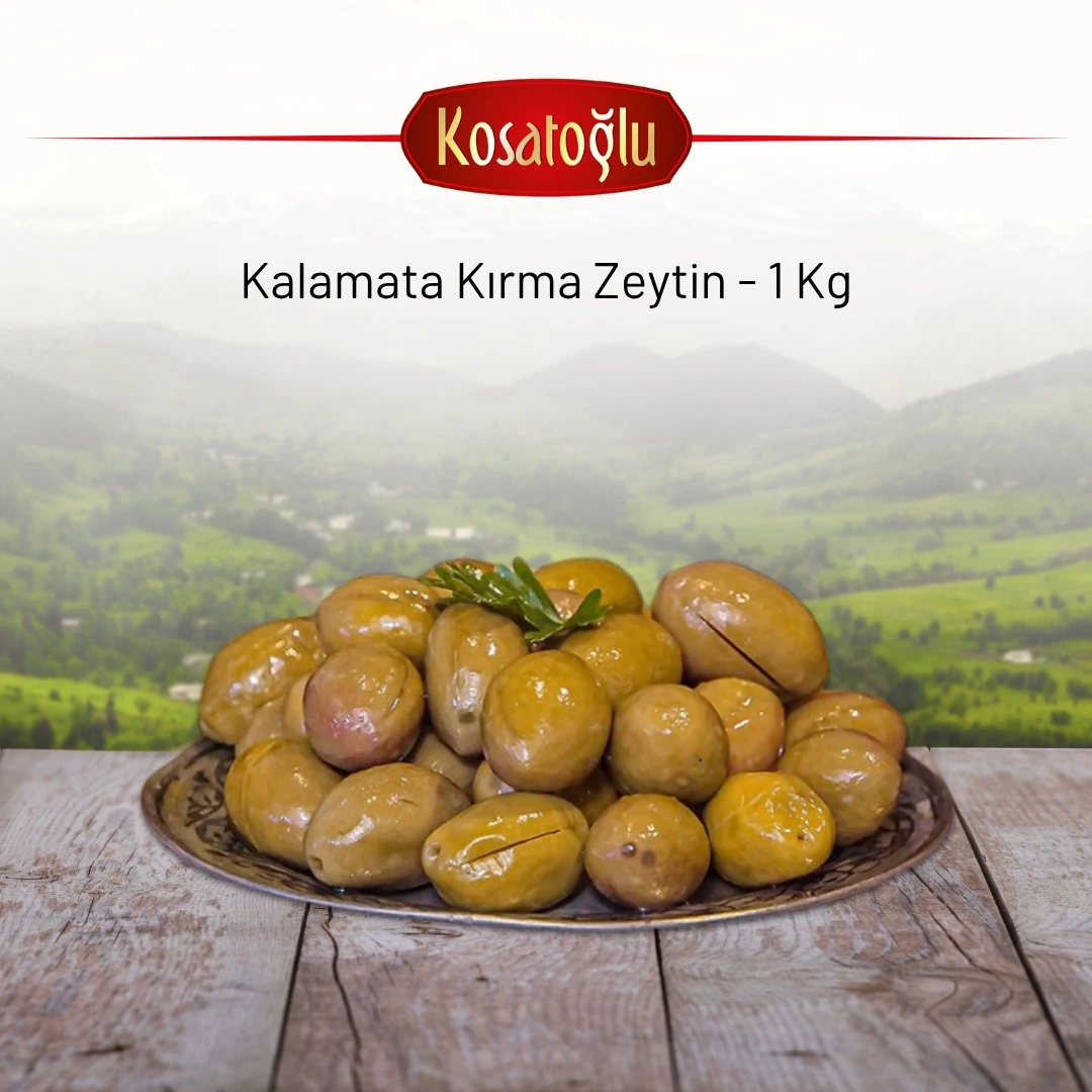 Kalamata Kırma Zeytin - 1 Kg