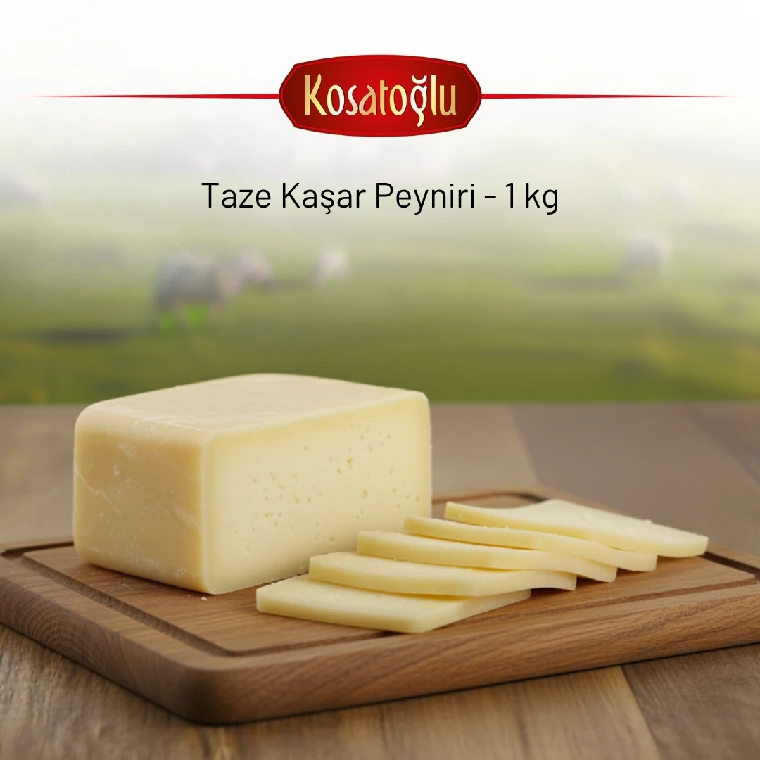 Taze Kaşar Peyniri 1 Kg