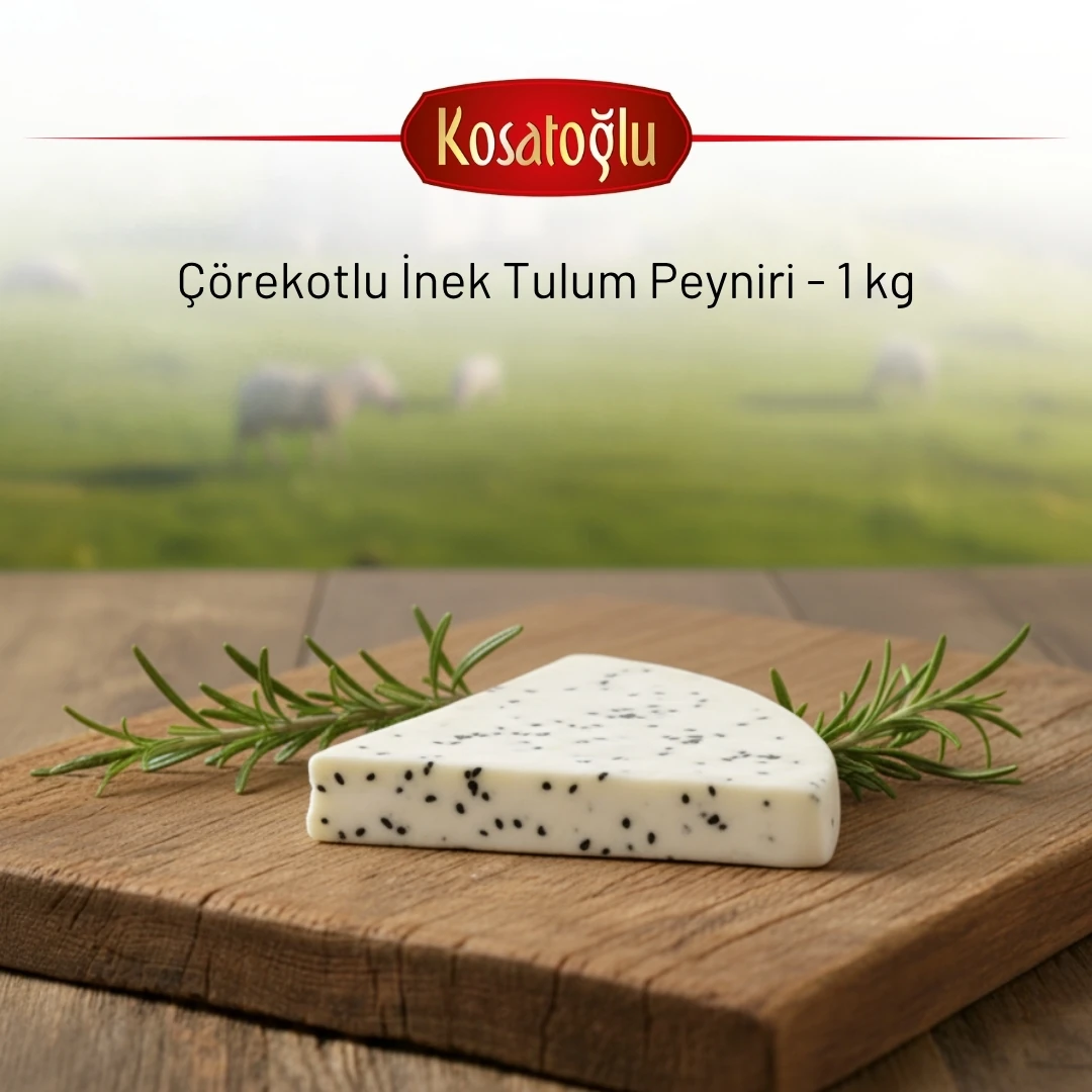 Çörekotlu İnek Tulum Peyniri - 1 kg