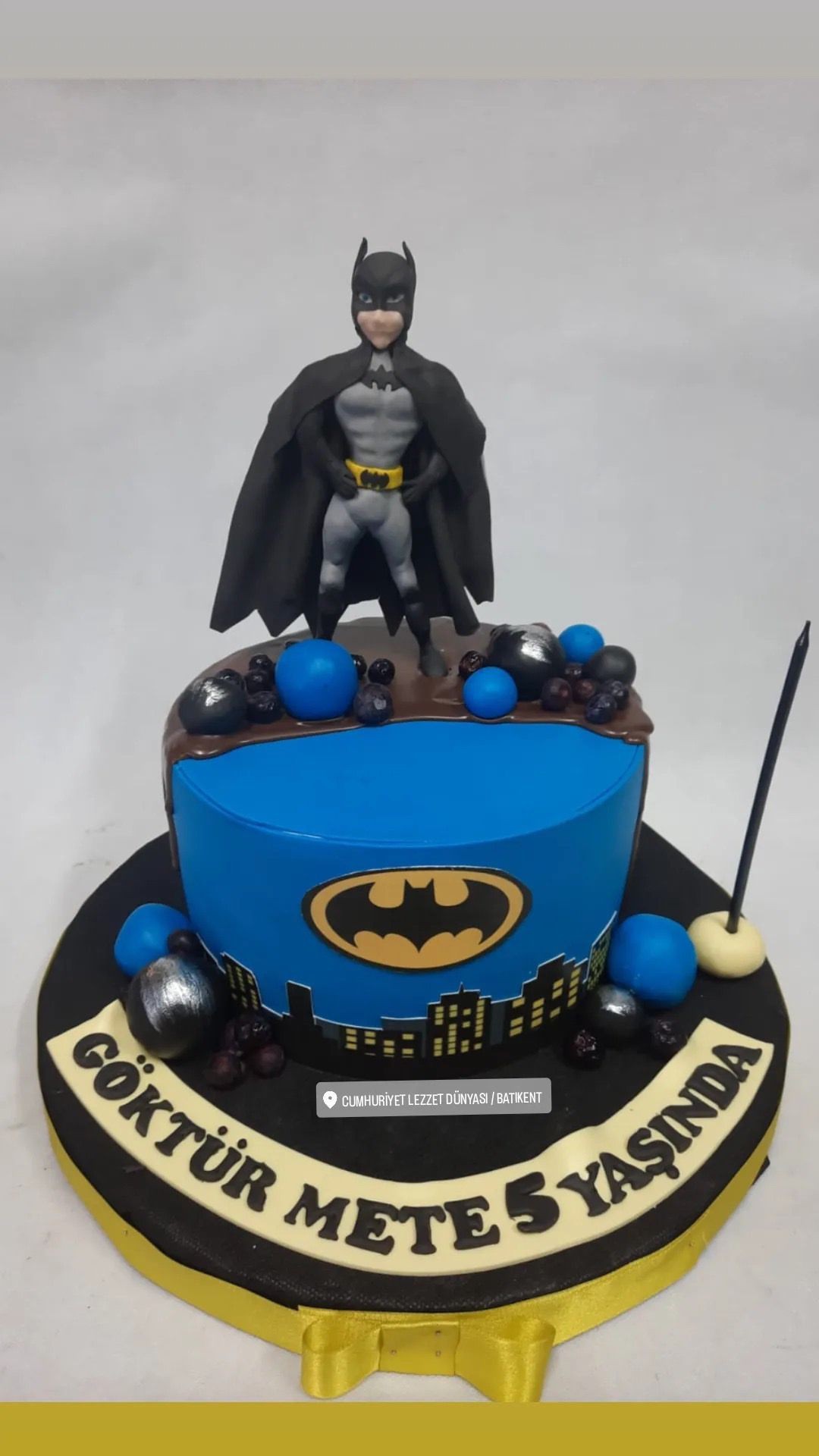 BATMAN GECE GÖREVİ PASTA