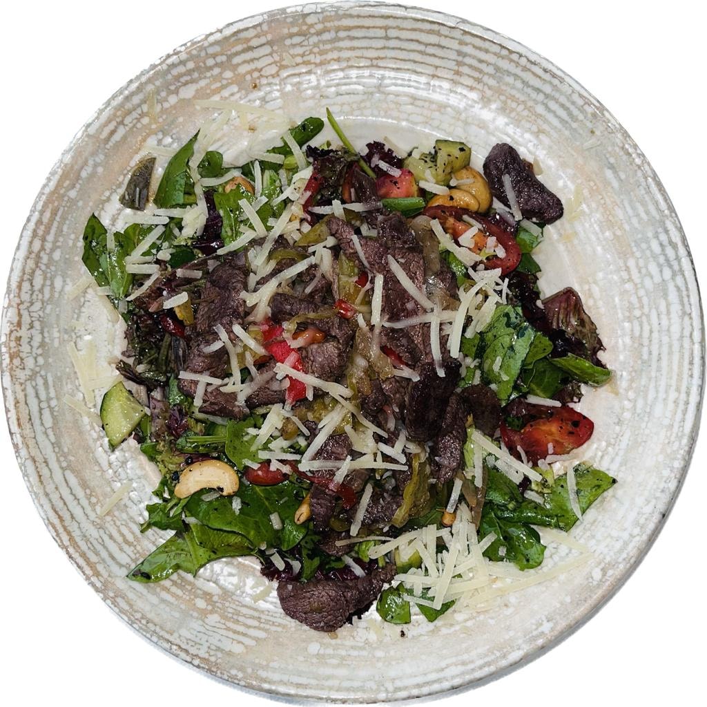 Steak Kinoa Salata