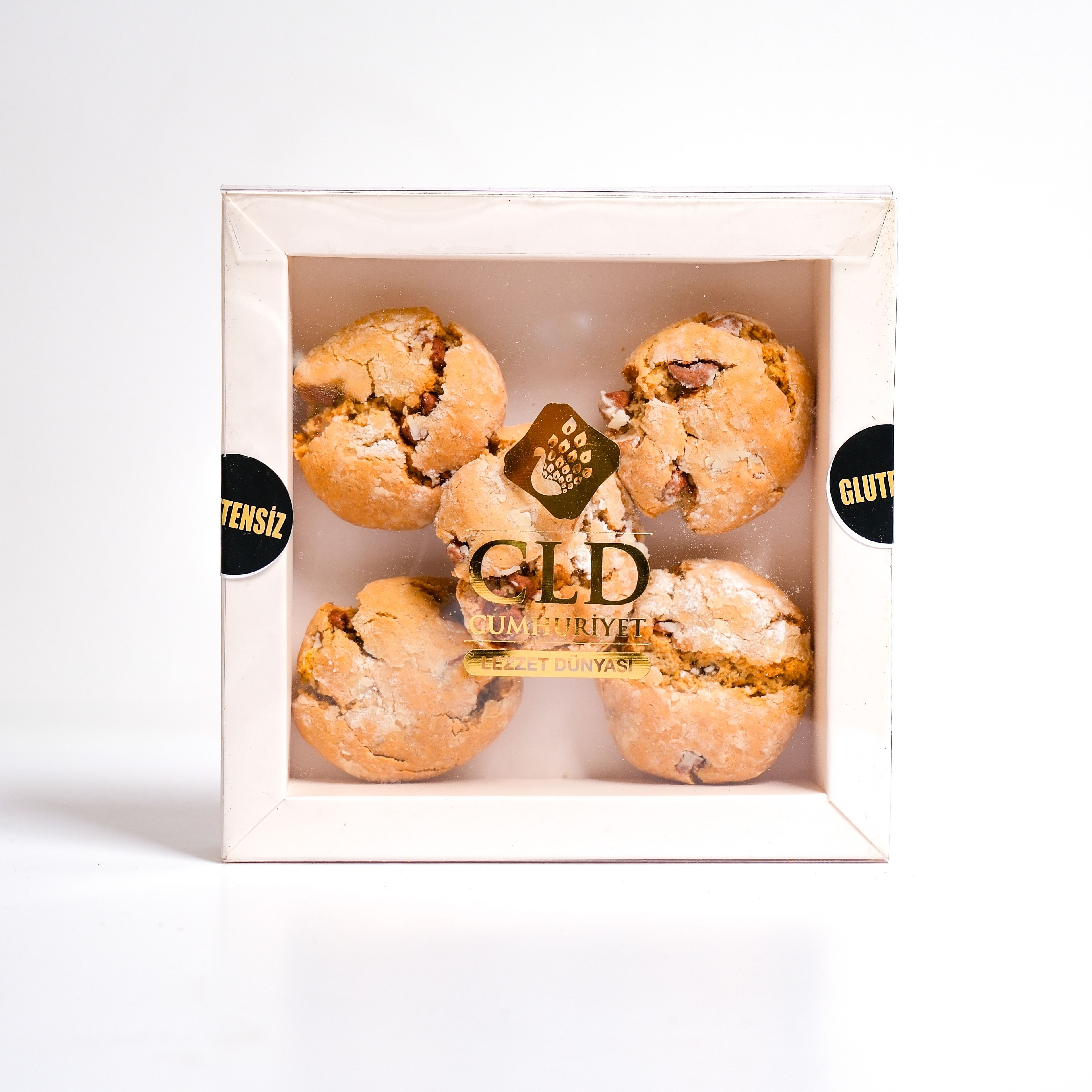 Glutensiz Kahveli Çikolata Parçalı Kurabiye