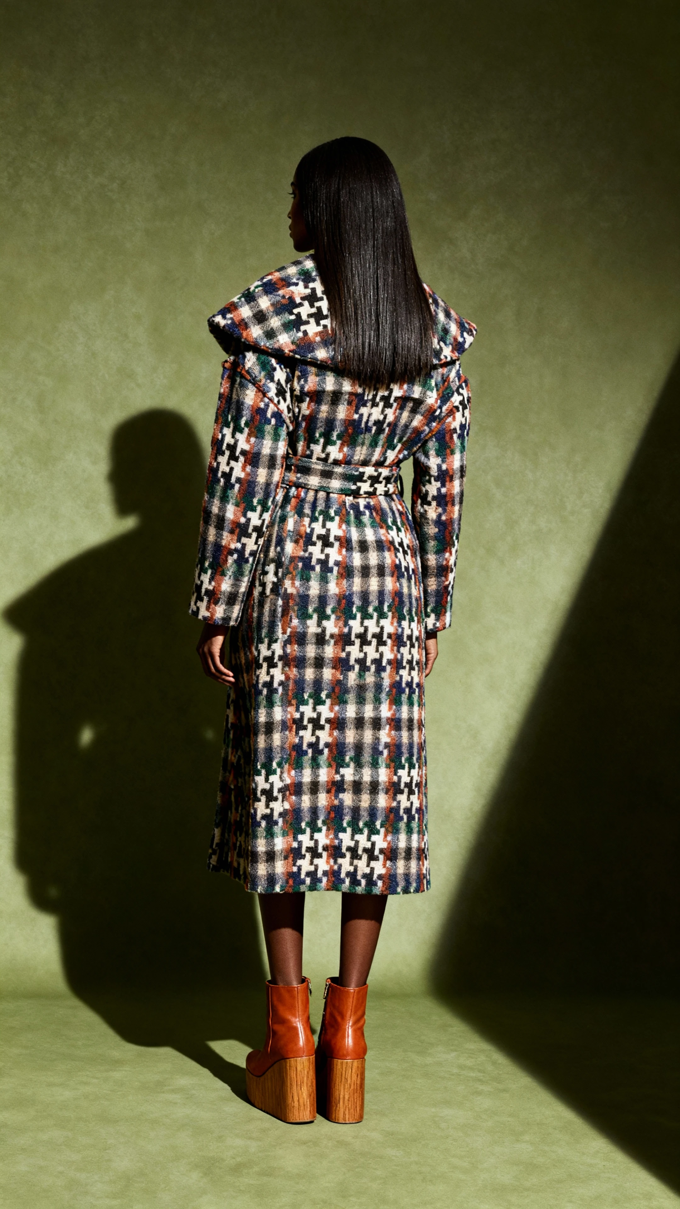 Stamp Chanel Fabric Coat