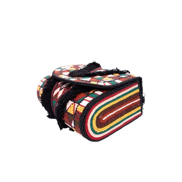 Ethno Box Beaded Bag