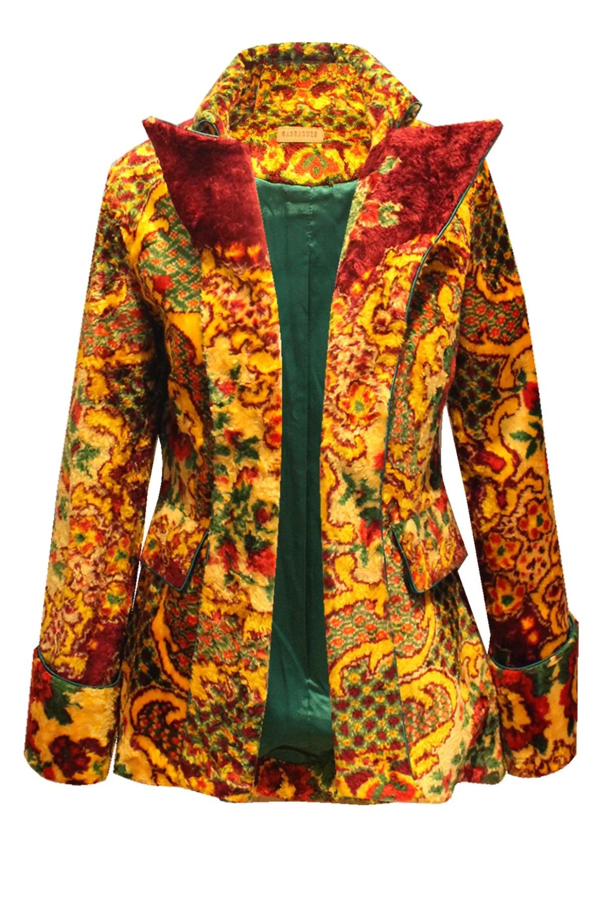 Traditional Patterned Woven Napoleon Jacket Special Edition & Single Piece