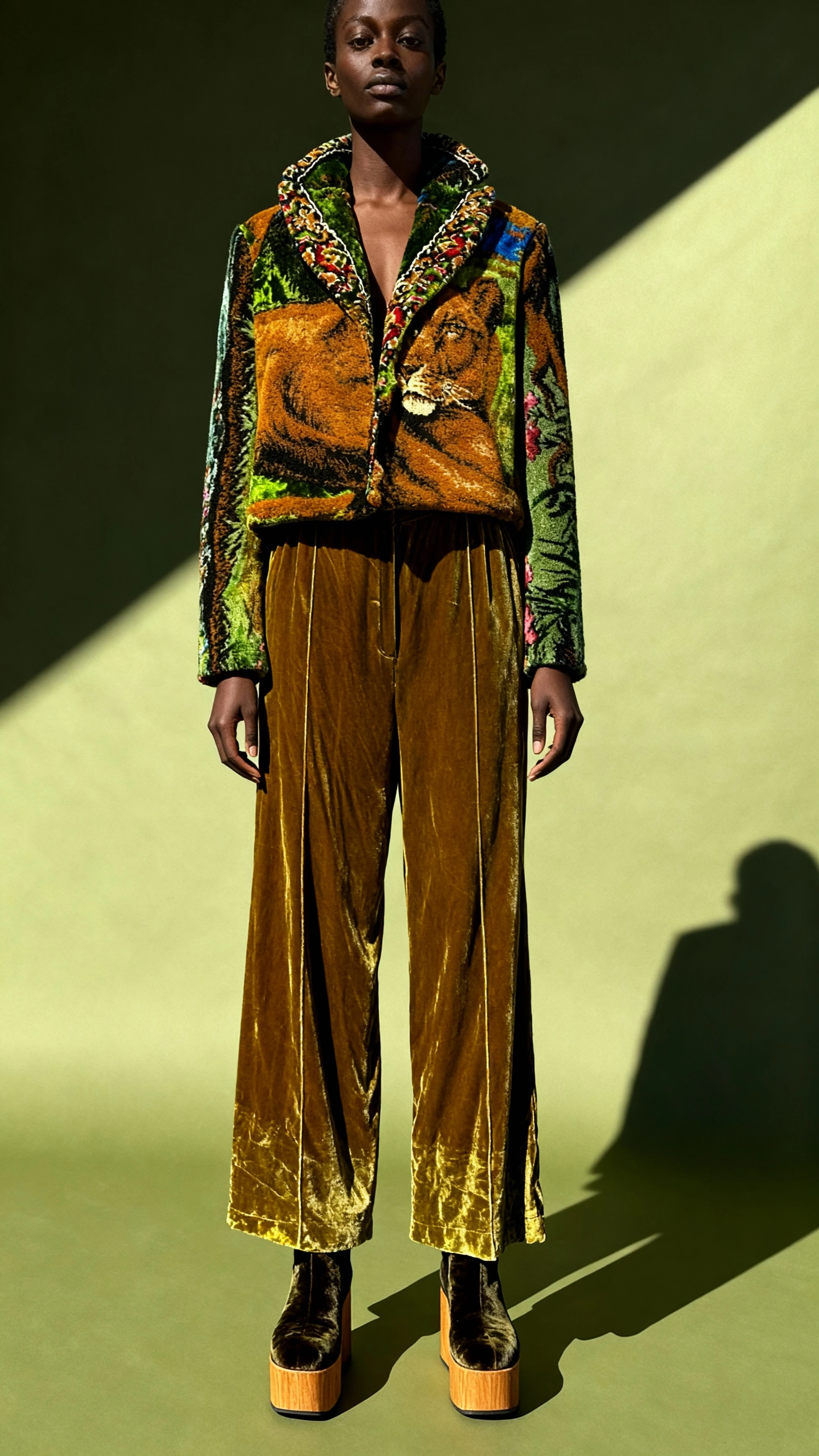 Silk Velvet Trousers / İpek Kadife Pantolon