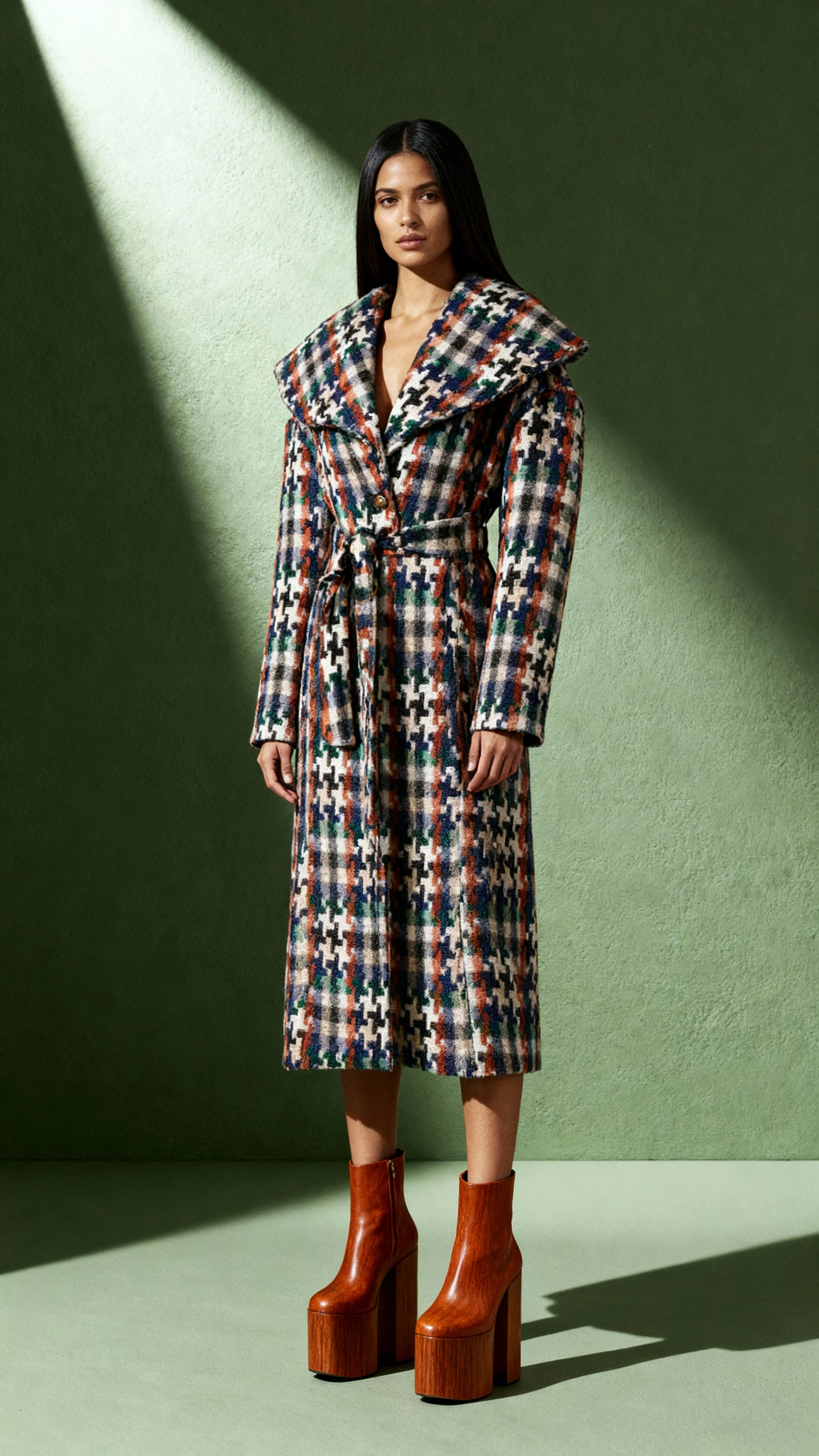 Stamp Chanel Fabric Coat