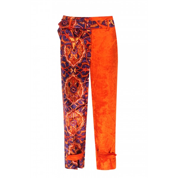 Wearable Art Product - Silk Velvet Trousers