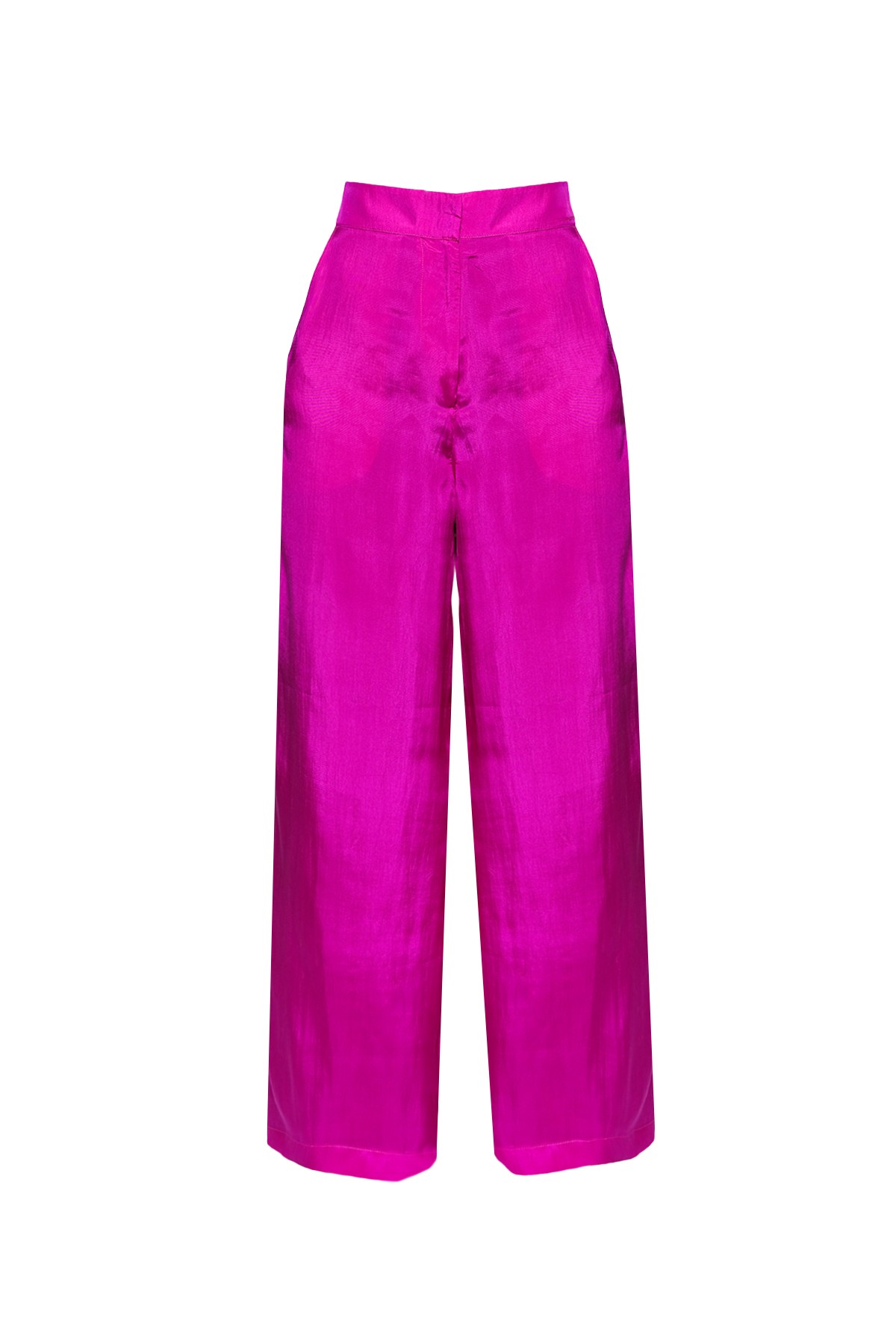 Lotus İpeği Pembe Pantolon