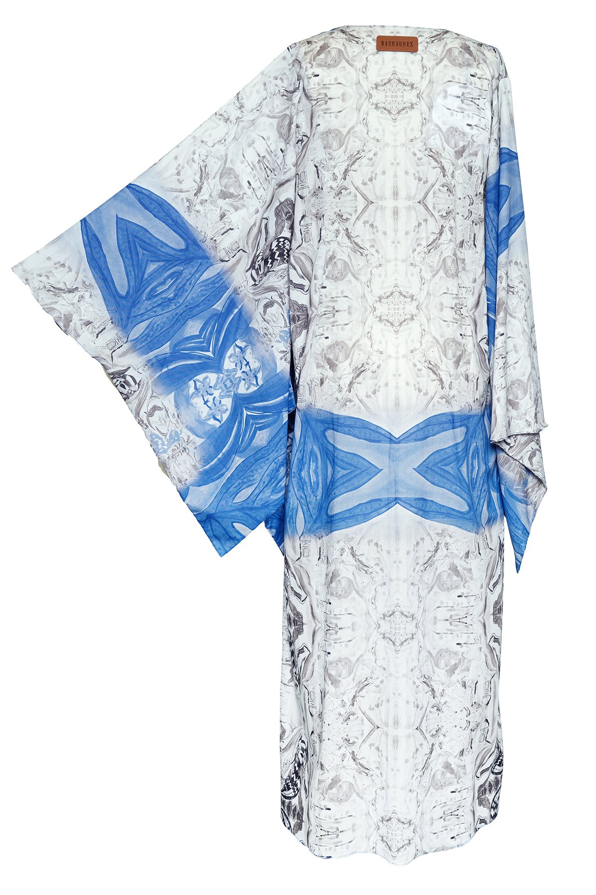 Gri&Mavi Seminyak Desen Kimono 