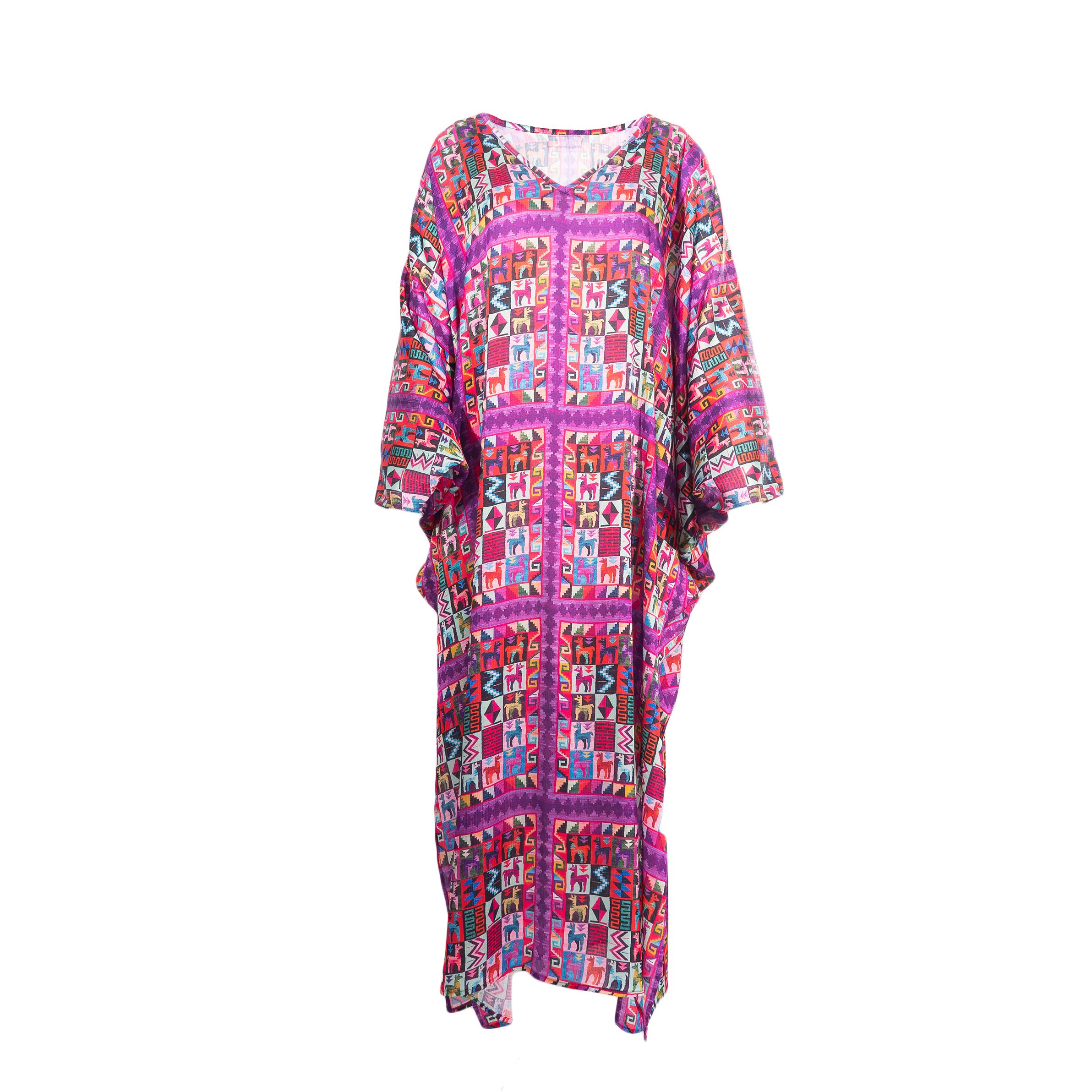 Inca Calendar Pattern Dress