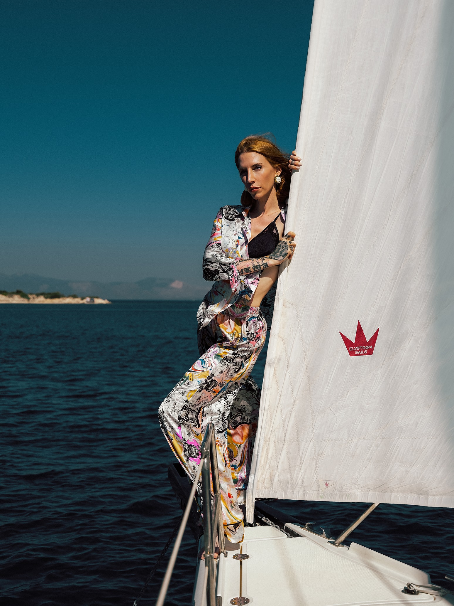 Arabian Nights %100 Silk Set (Shirt & Trousers)