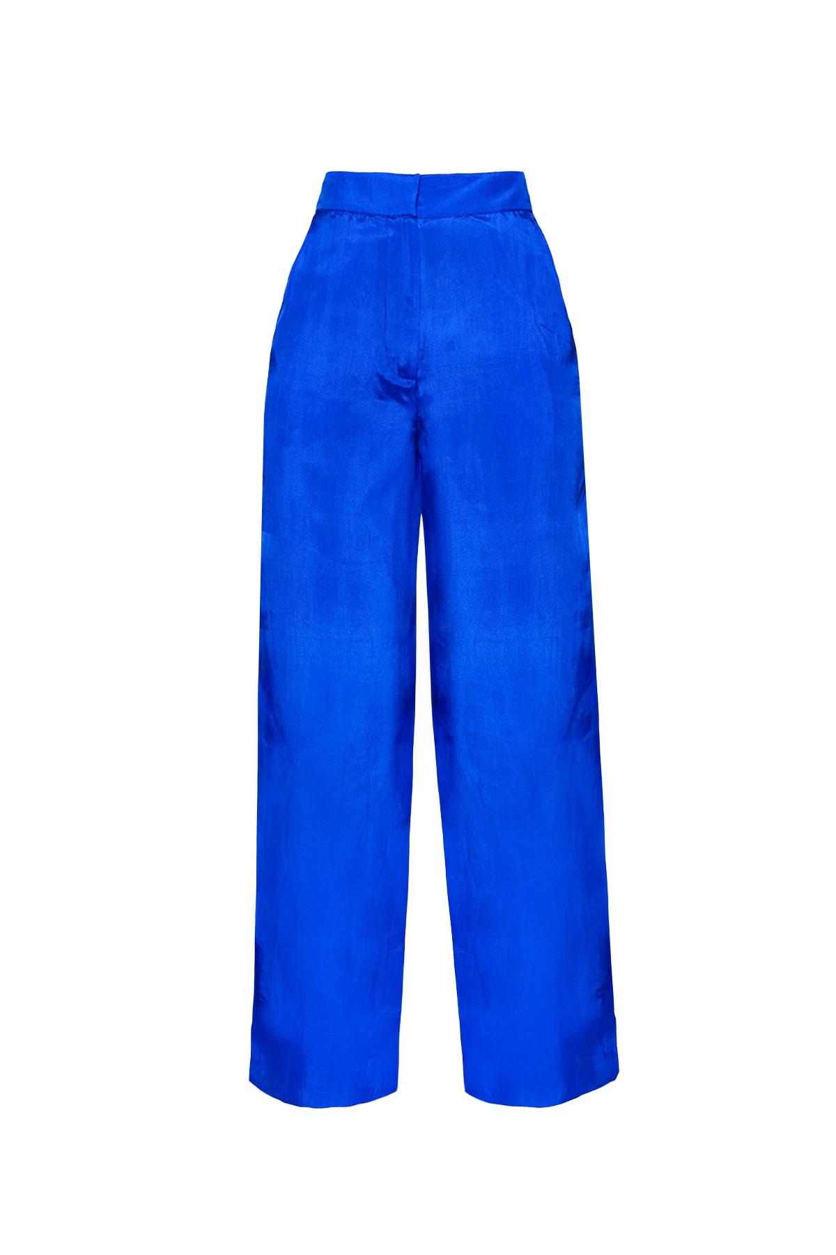 Yves Klein Blue Lotus İpeği Pantolon