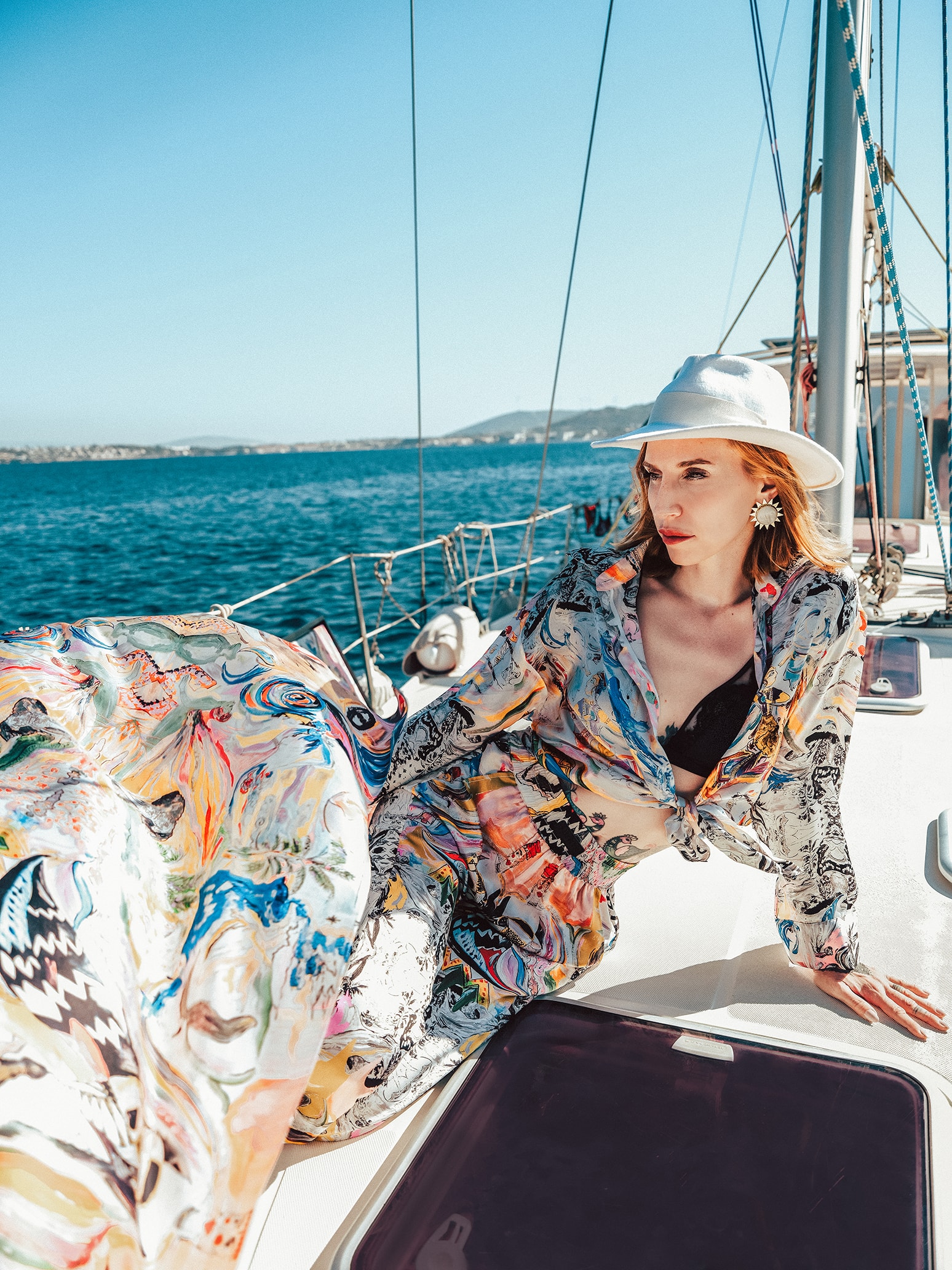 Arabian Nights %100 Silk Set (Shirt & Trousers)
