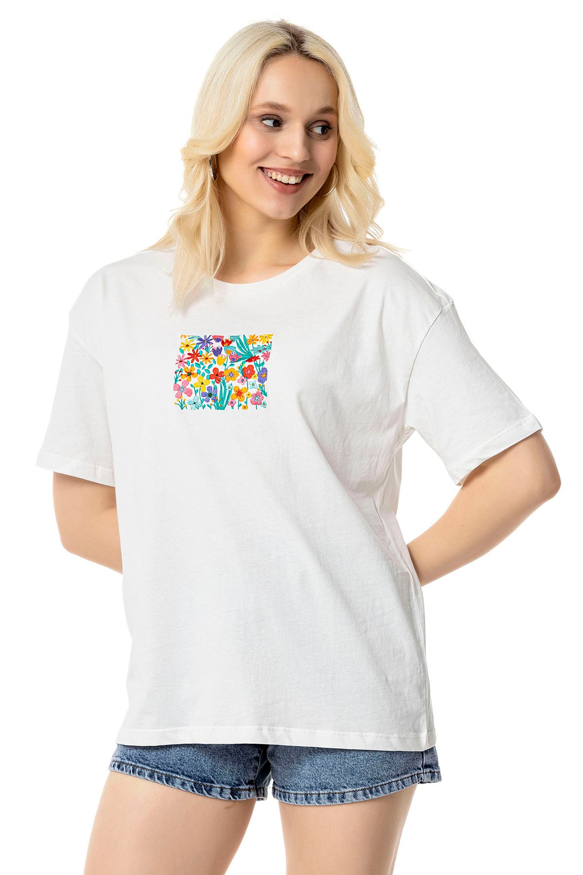 Flower Field Oversize T-Shirt