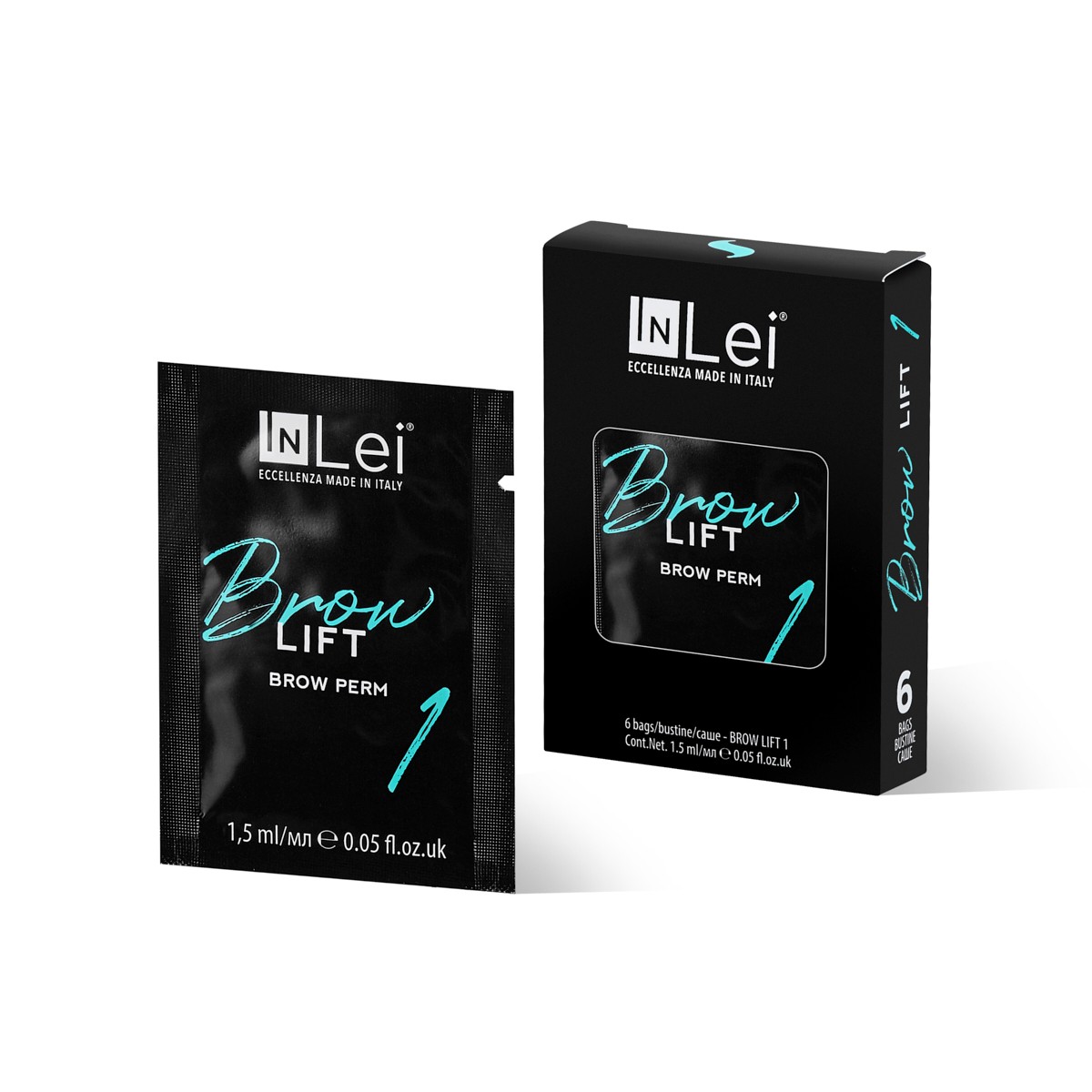 InLei® Перманентный состав для бровей "Brow Lift 1" упаковка 6 шт Х 1,5 мл