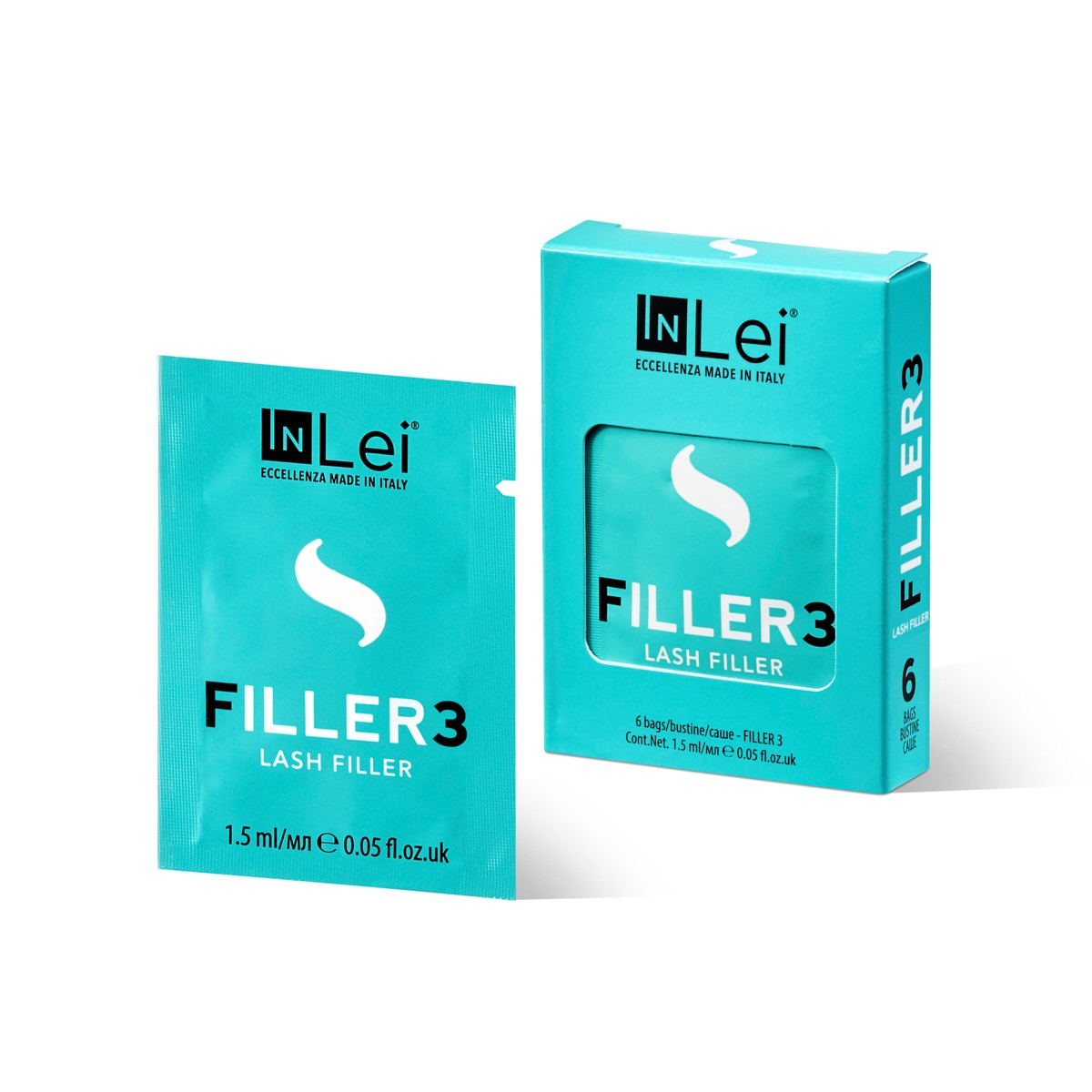 InLei® Филлер для ресниц “FILLER 3” упаковка 6 шт Х 1,5 мл