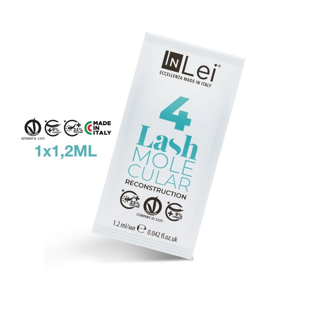 LASH MOLECULAR 4 Kirpik ve Kaşlar için Moleküler Rekonstrüksiyon Şase Paket 1x1,2 ml