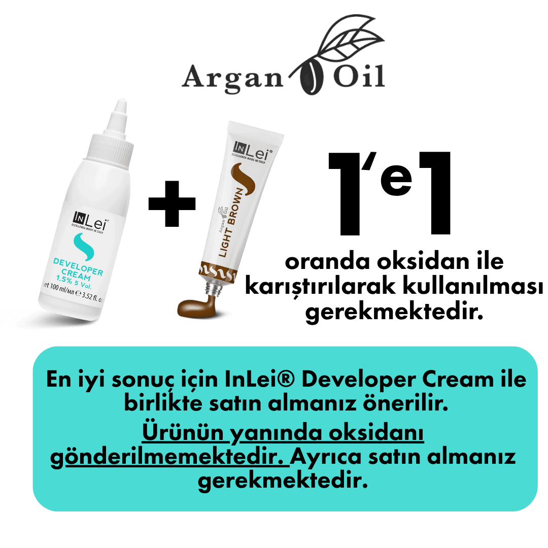 InLei® Lash and Brow Tint / "LIGHT BROWN"