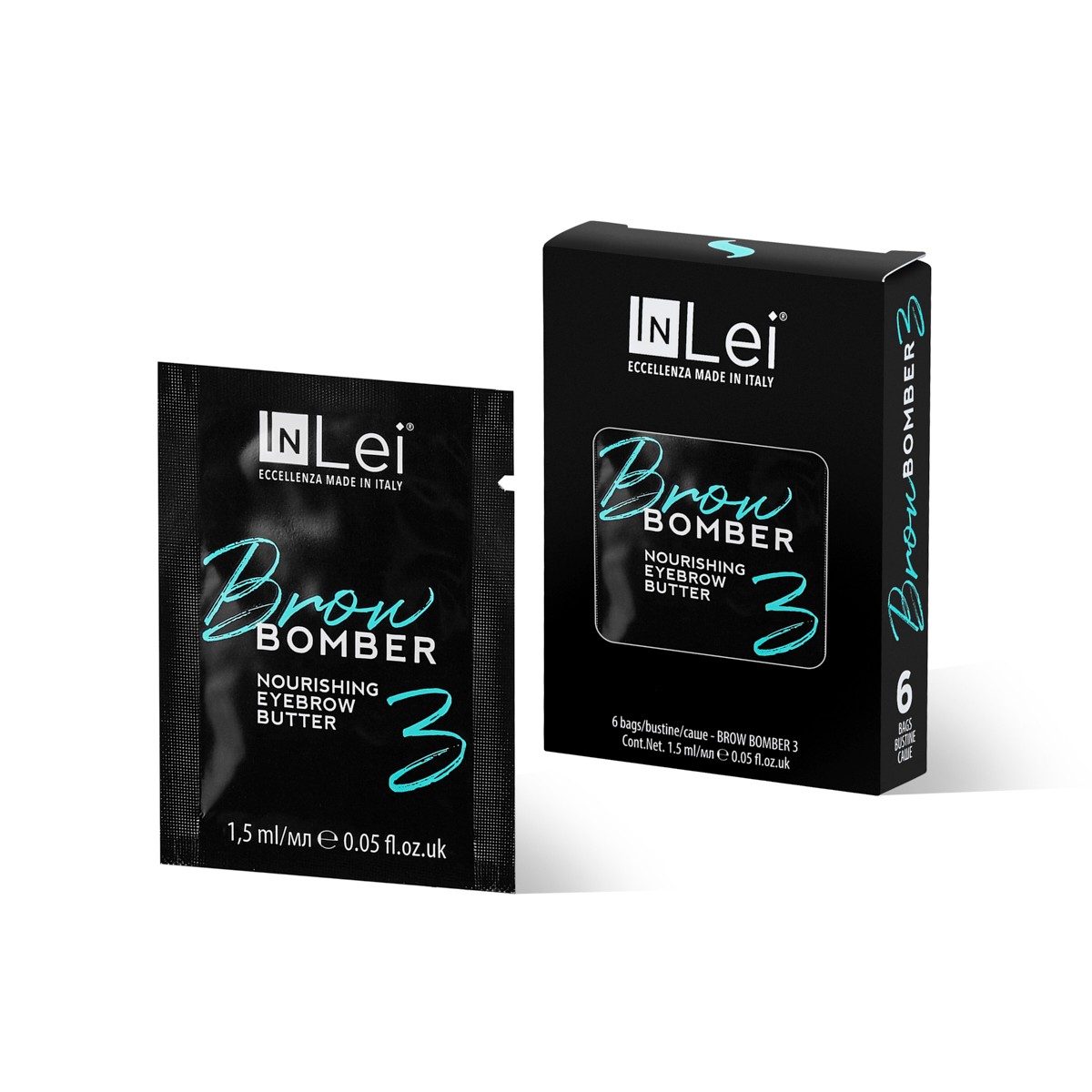 InLei® Питательное масло для бровей "Brow Bomber3" упаковка 6 шт Х 1,5 мл