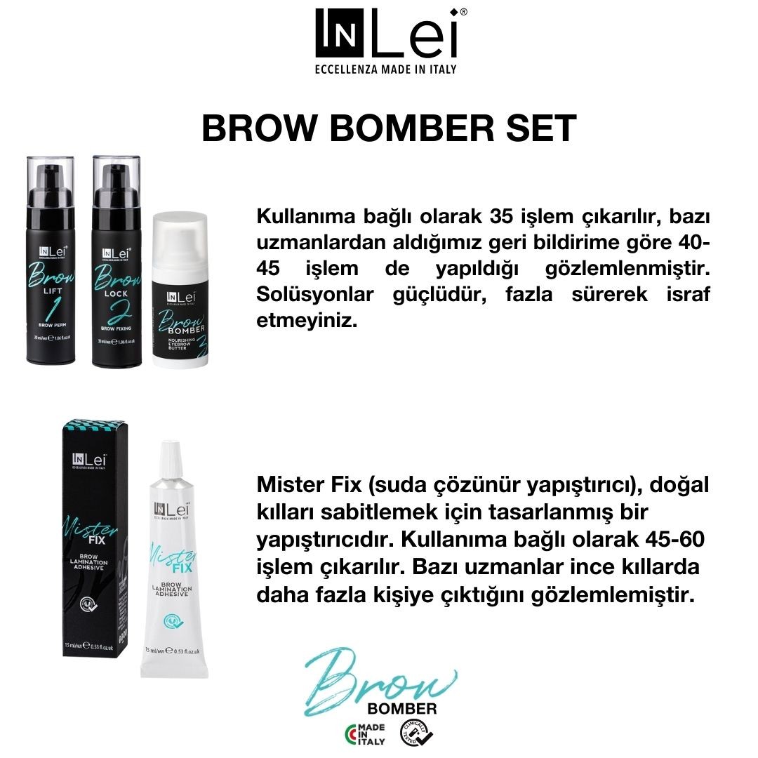 BROW BOMBER Kaş Laminasyon Temel Set