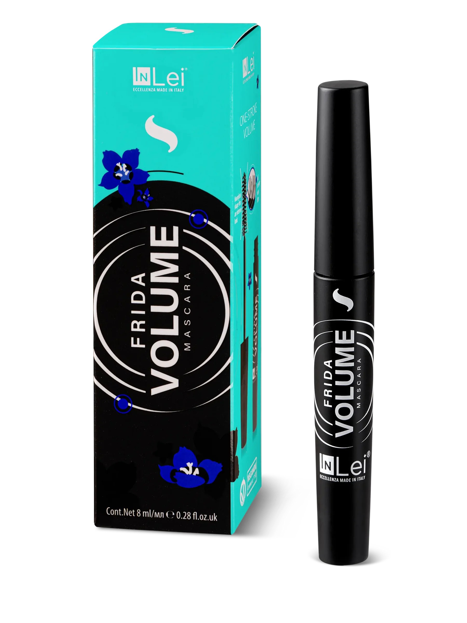 FRIDA VOLUME Maskara – Kirpiklere Yoğun Hacim ve Bakım Veren Kıl Fırça Rimel (8ml)