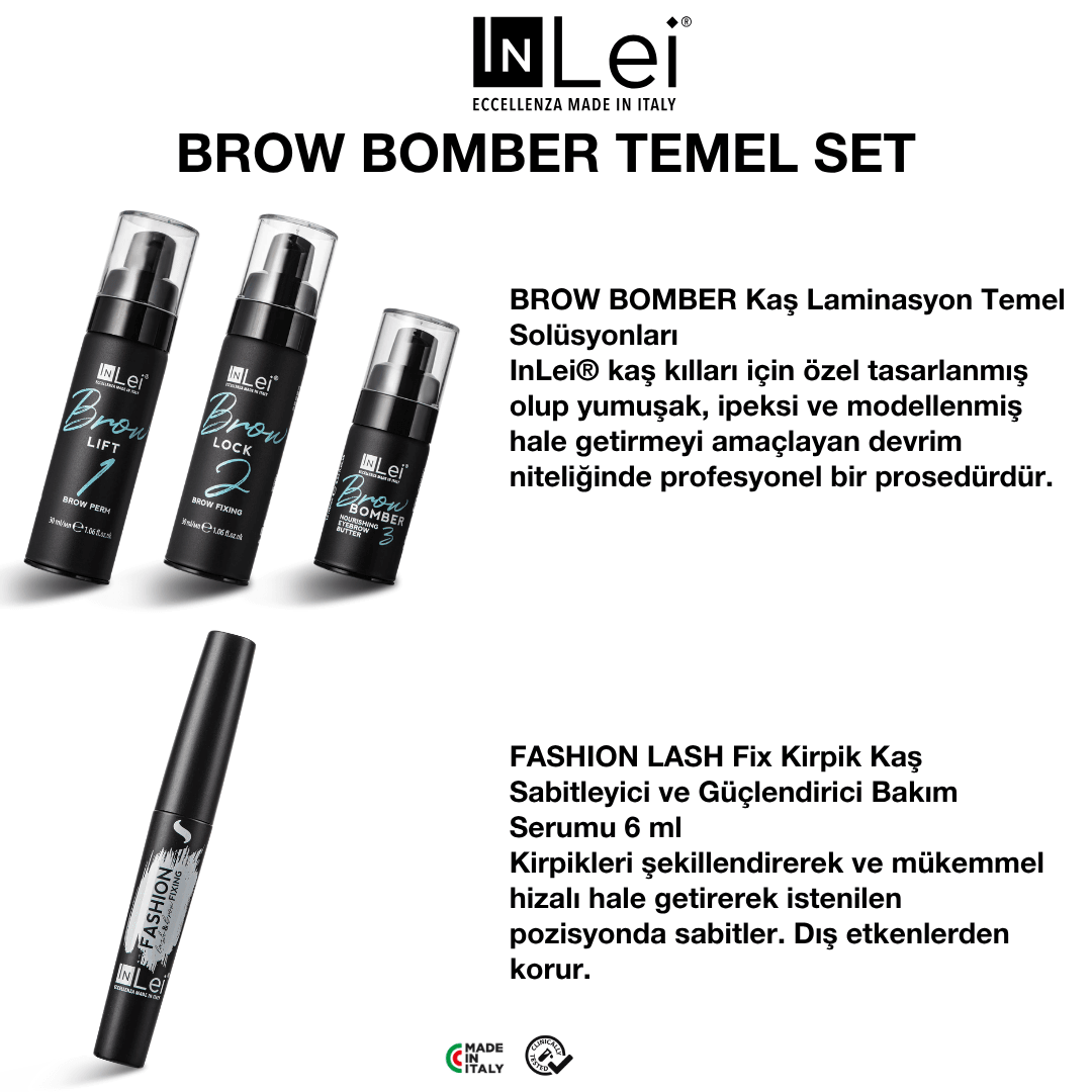 BROW BOMBER TEMEL SET Kaş Laminasyonuna Profesyonel Başlangıç