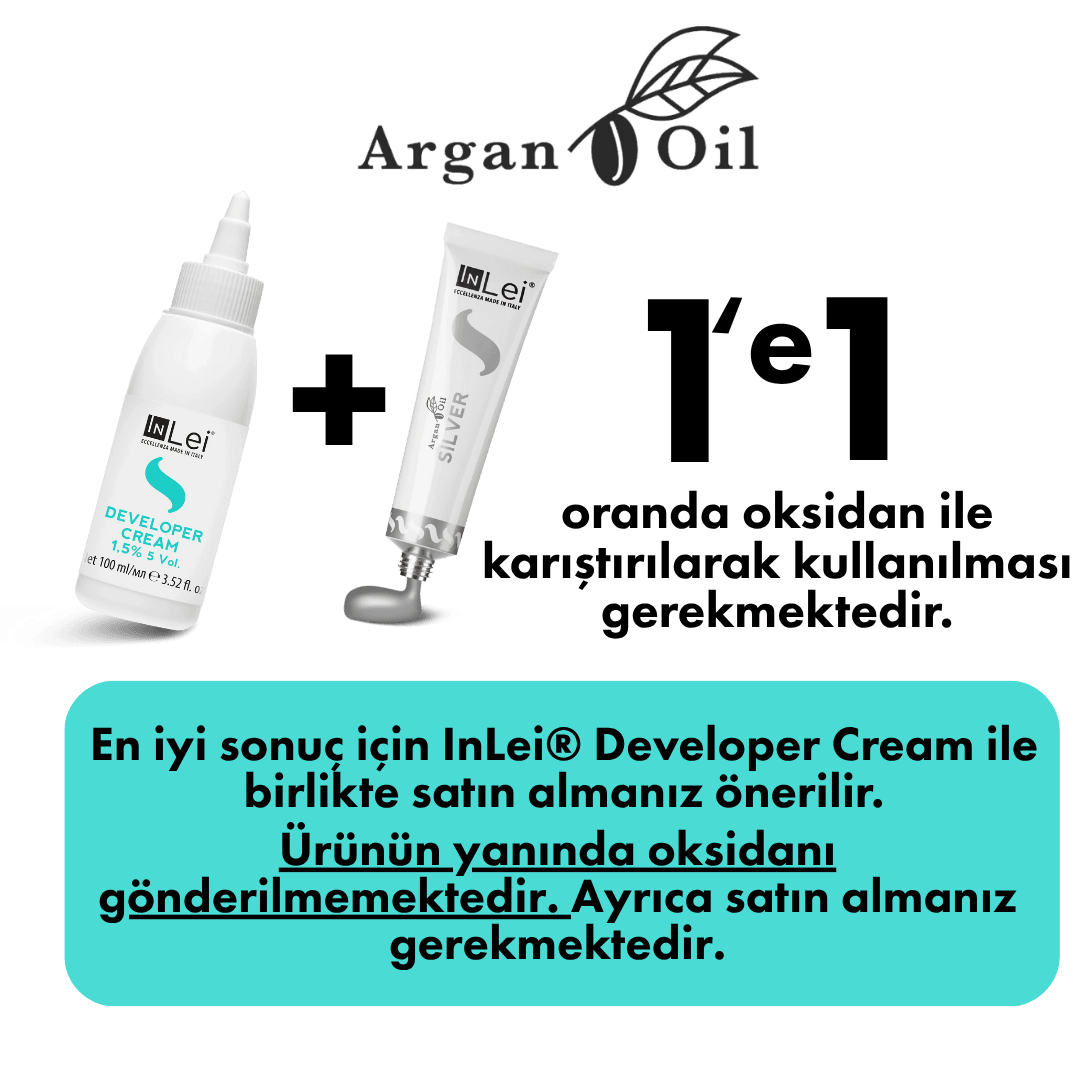 SILVER Gri Renk Argan Yağlı Kaş ve Kirpik Boyası 15 ml