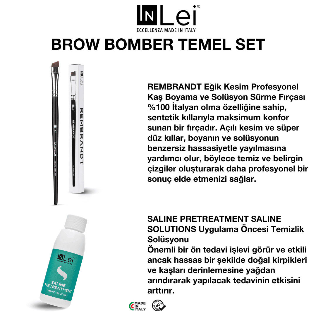 BROW BOMBER TEMEL SET Kaş Laminasyonuna Profesyonel Başlangıç