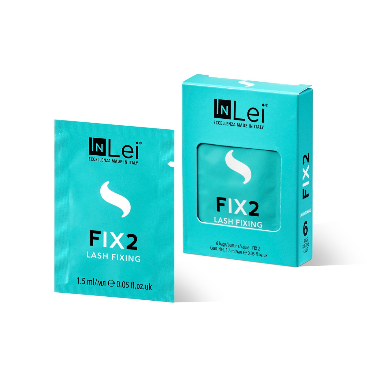 InLei® Фиксирующий состав для ресниц «FIX 2» упаковка 6 шт Х 1,5 мл