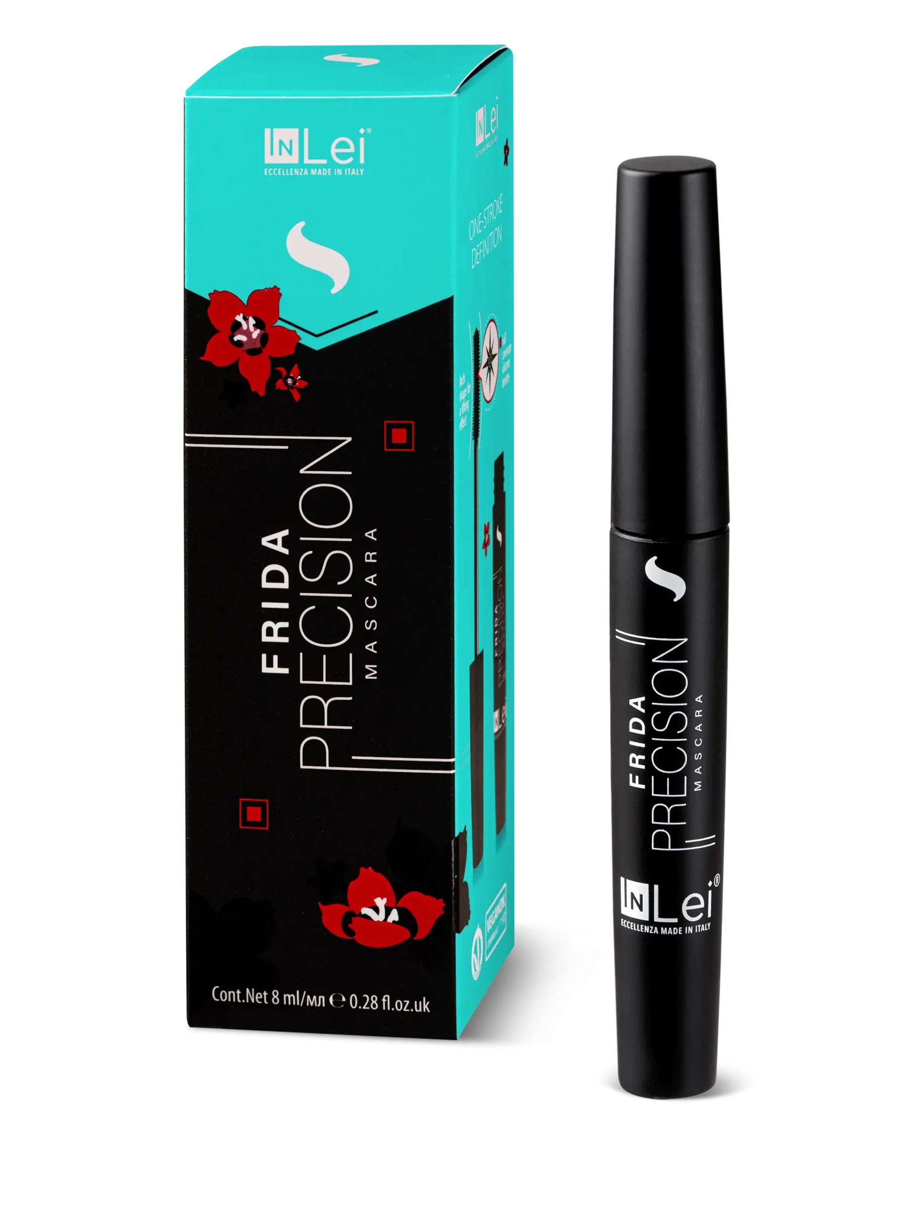 FRIDA PRECISION Maskara – Silikon Fırça Rimel Kirpik Maskarası (8 ml)