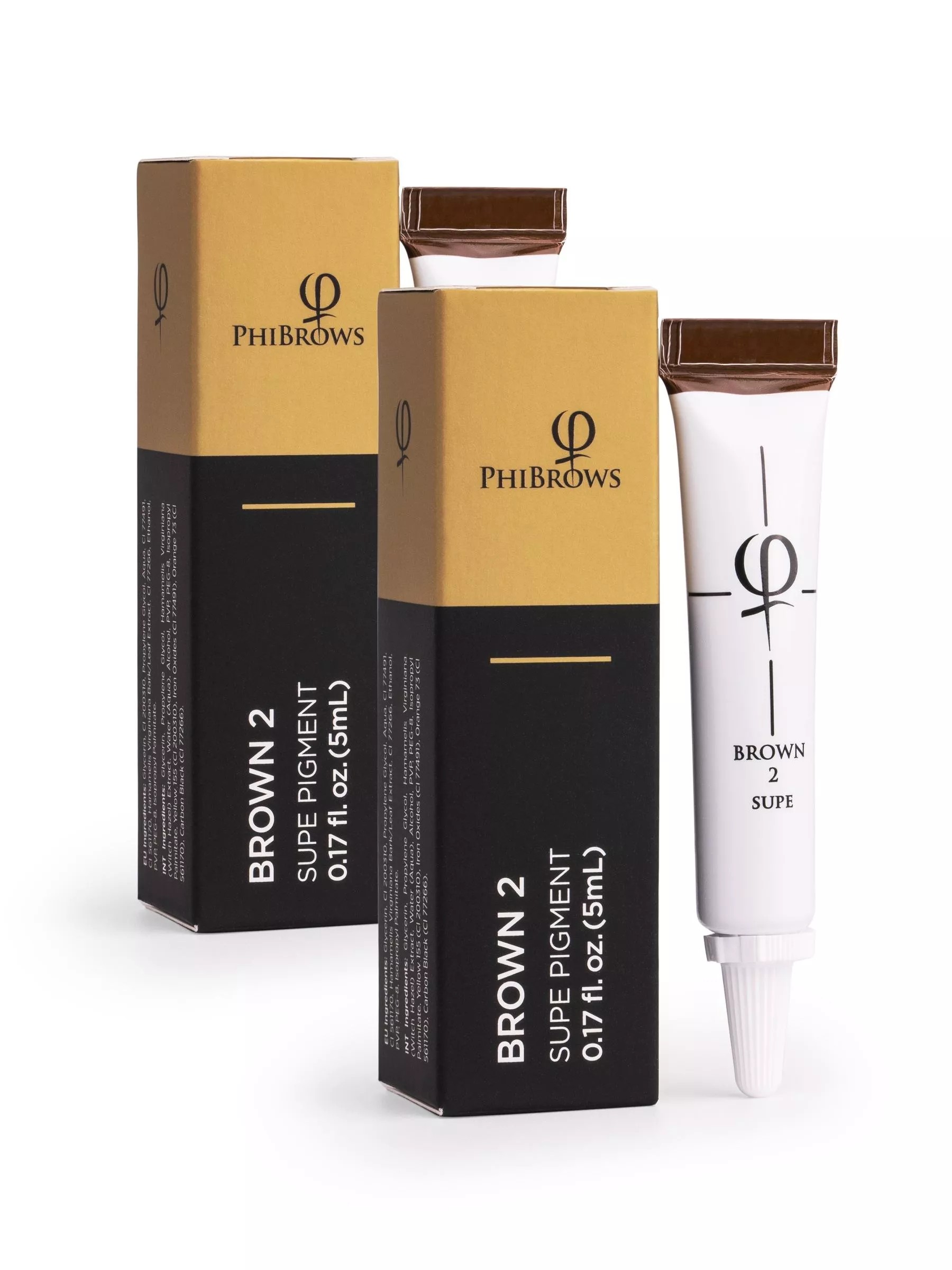 PhiBrows Brown 2 SUPE Pigment 5ml