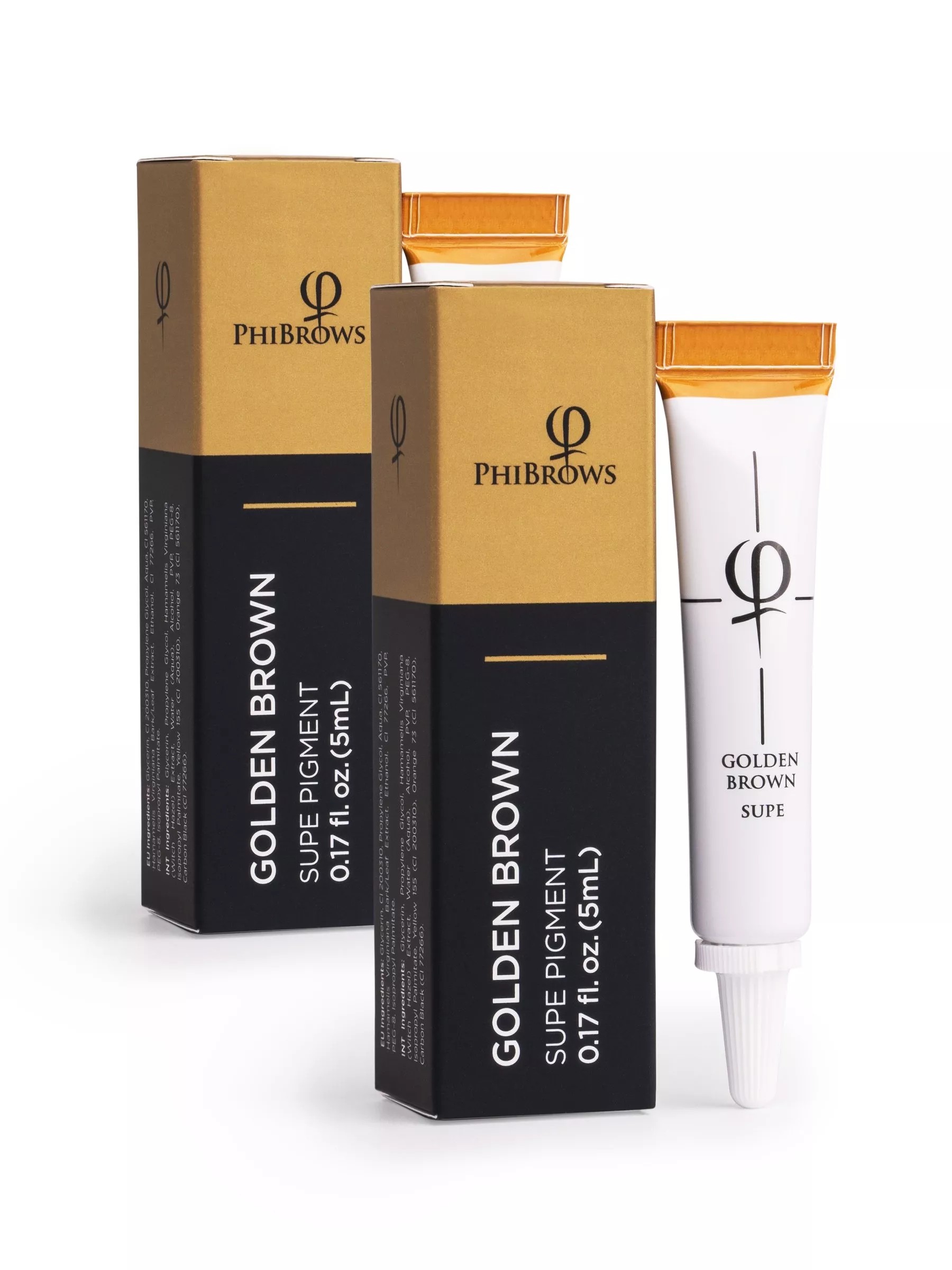 PhiBrows Goldenbrown SUPE Pigment 5ml 