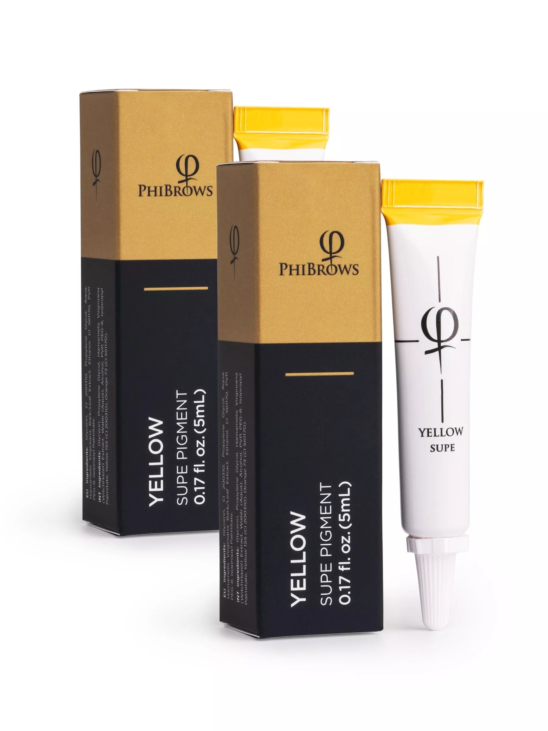 PhiBrows Yellow SUPE Pigment 5ml