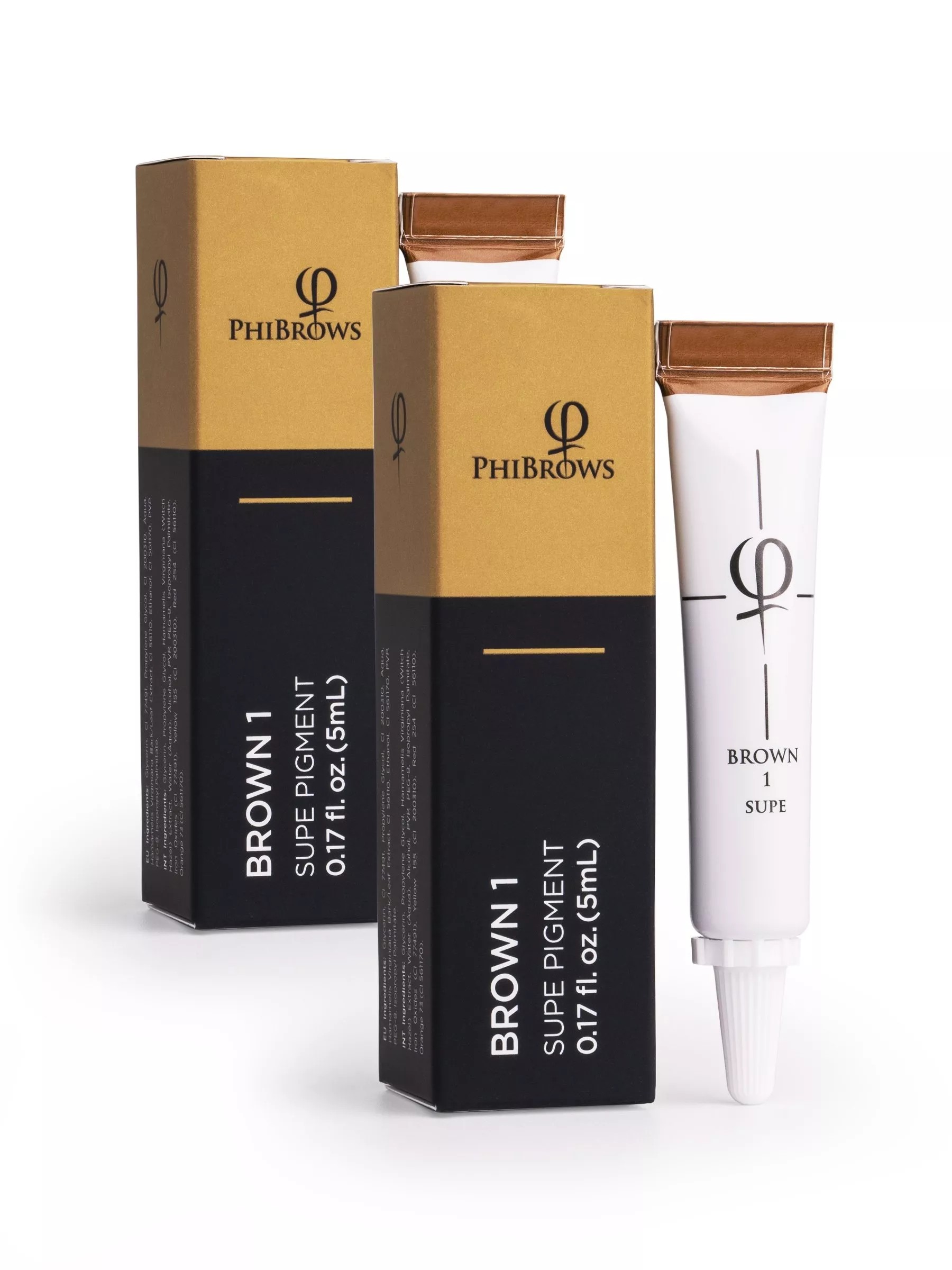 PhiBrows Brown 1 SUPE Pigment 5ml 