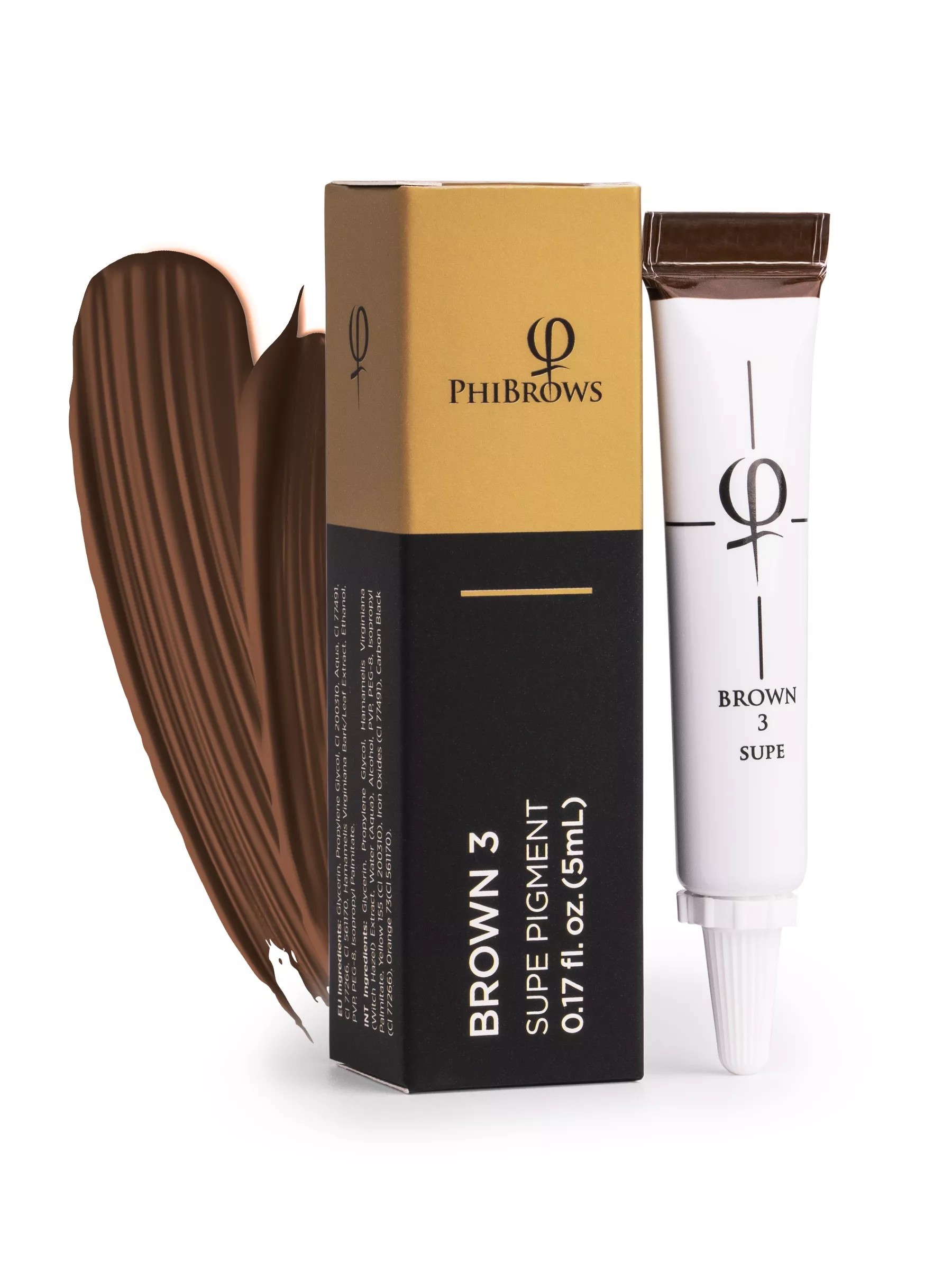 PhiBrows Brown 3 SUPE Pigment 5ml