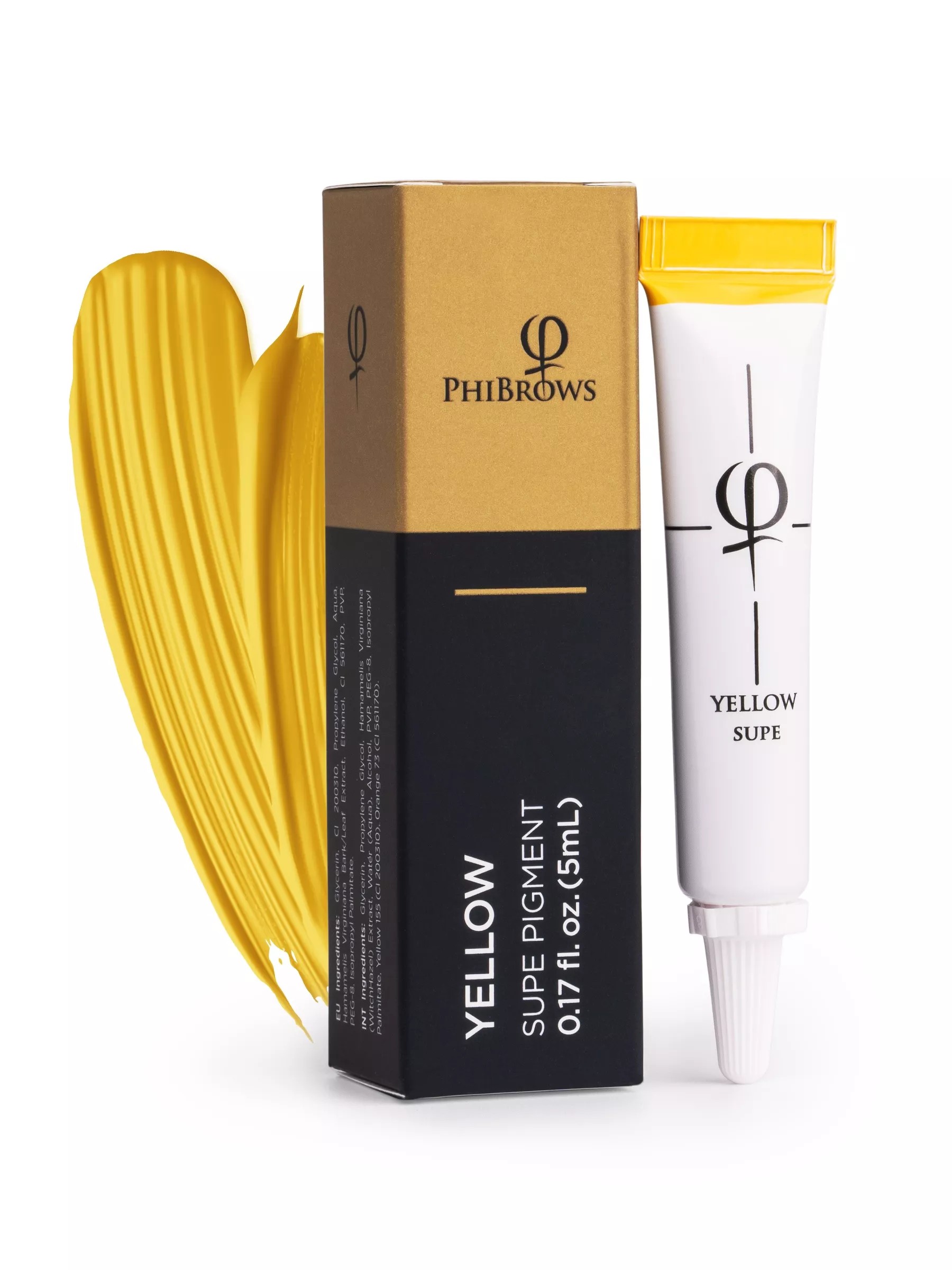 PhiBrows Yellow SUPE Pigment 5ml