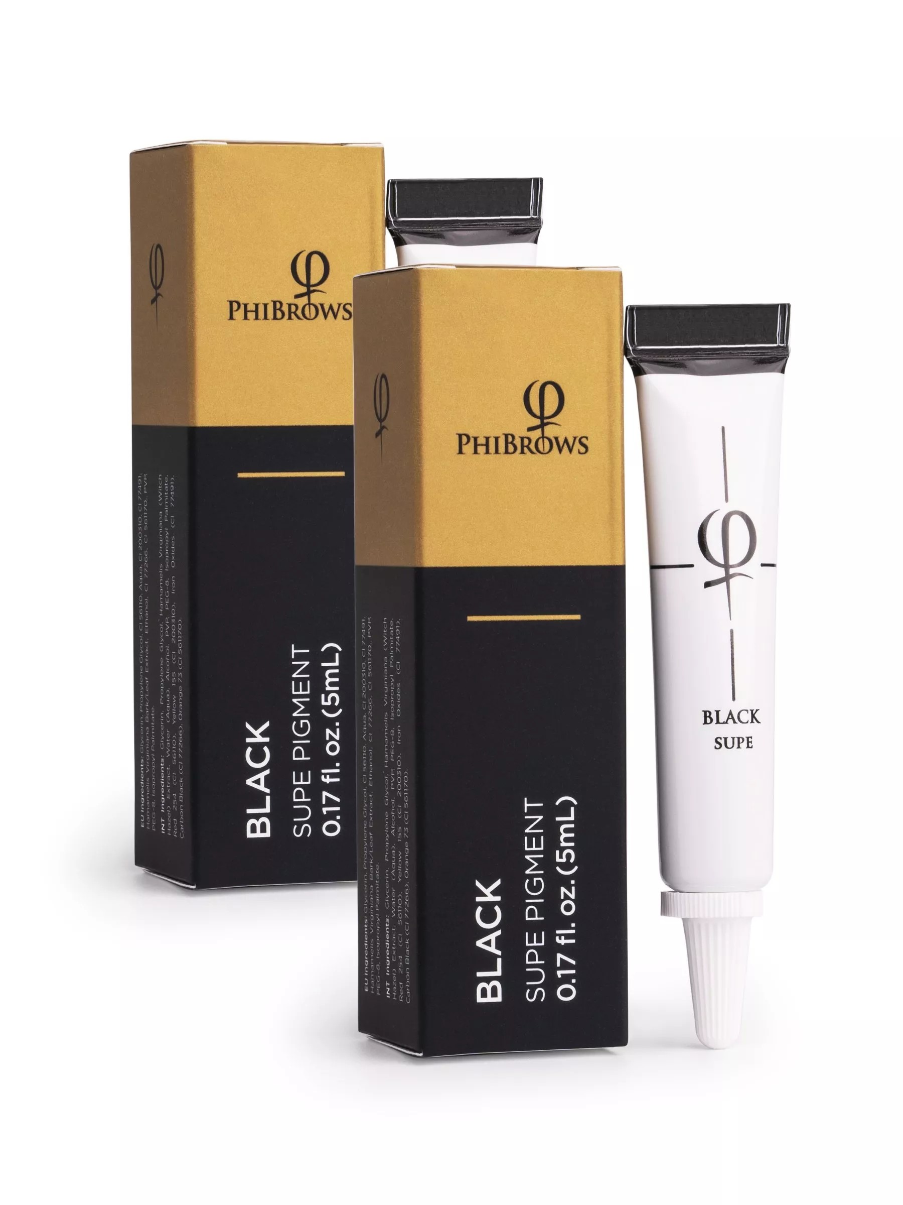 PhiBrows Black SUPE Pigment 5ml