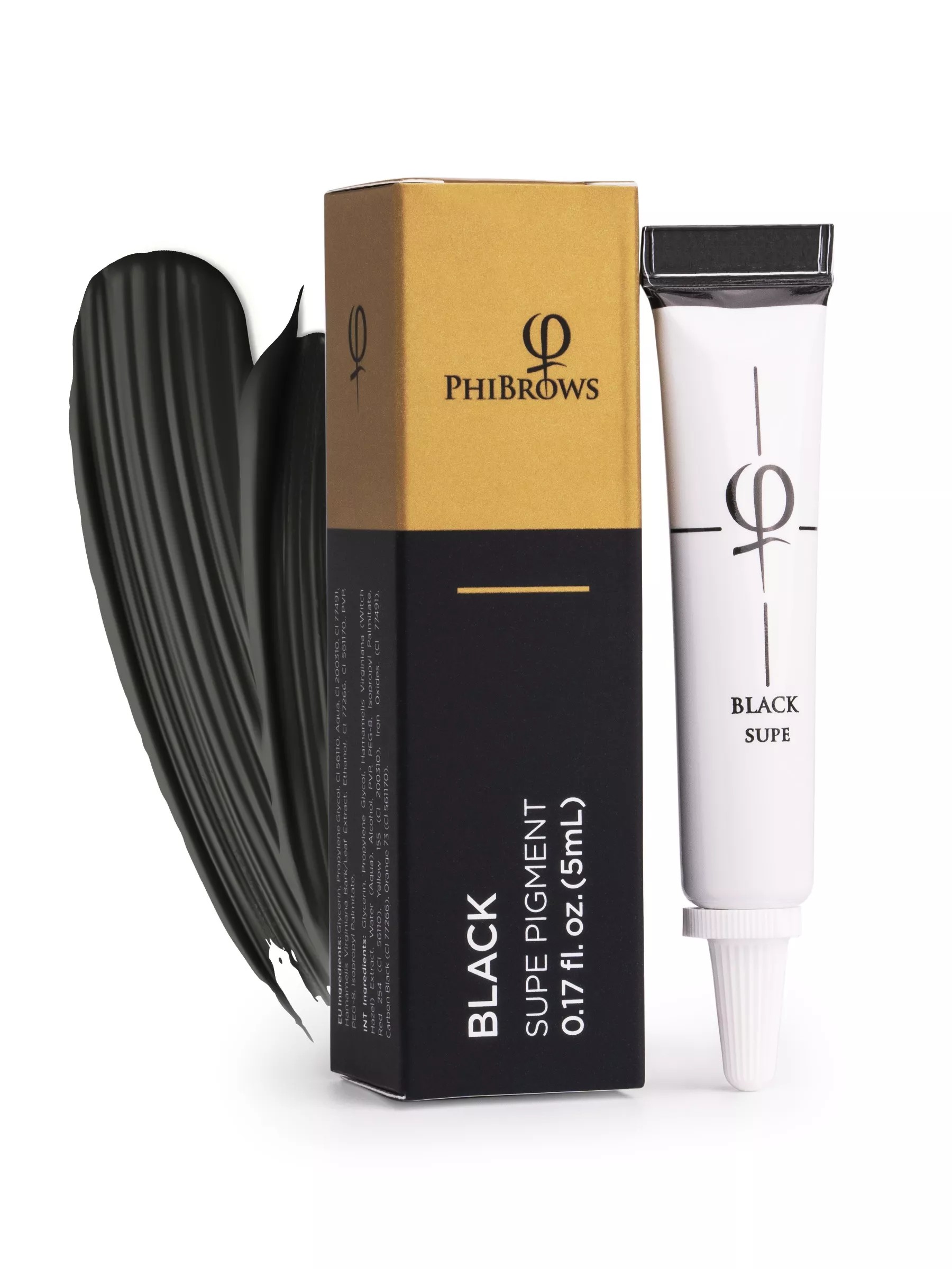 PhiBrows Black SUPE Pigment 5ml