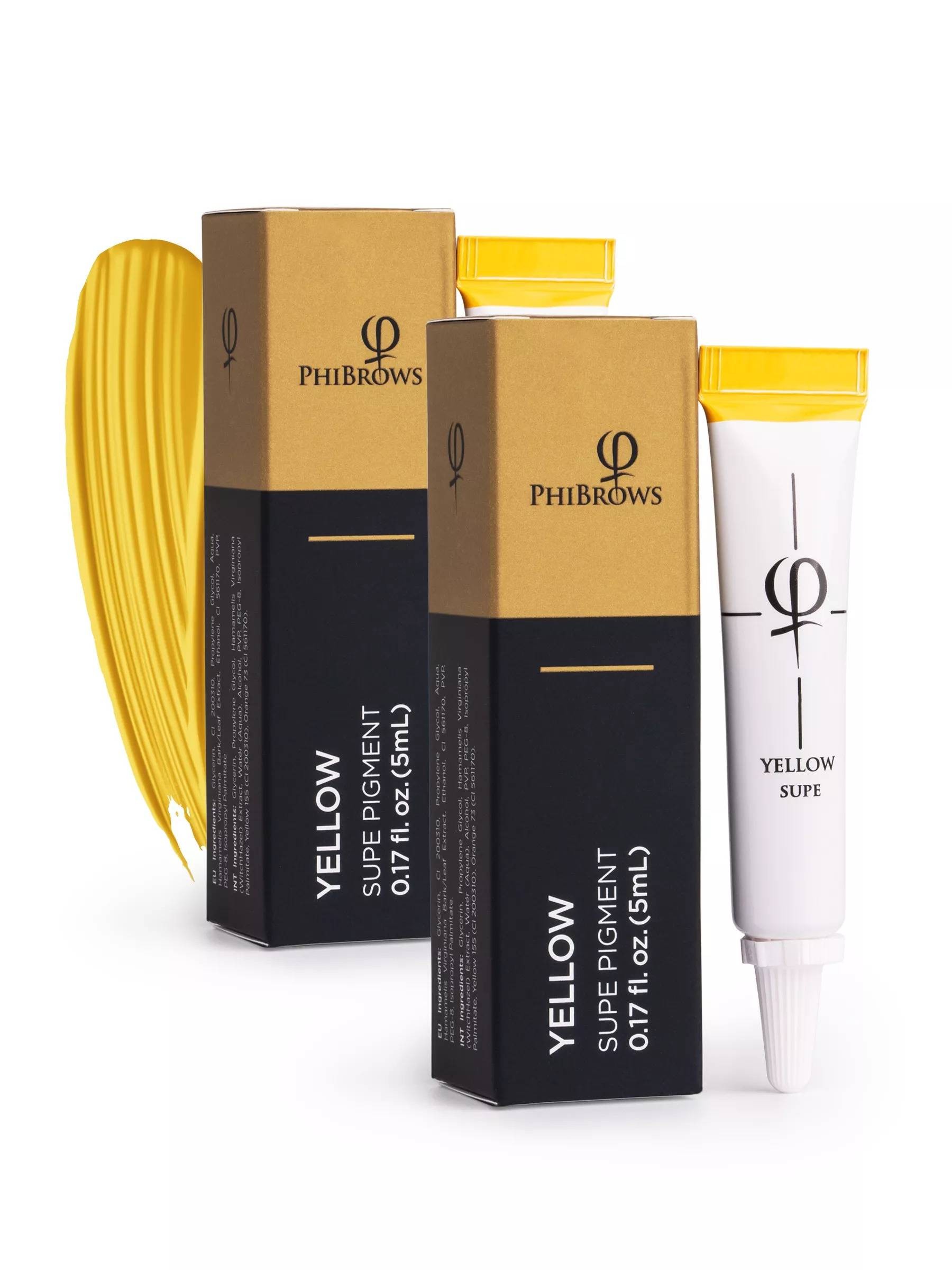 Phibrows Yellow Supe Pigment 5ml - 2'li