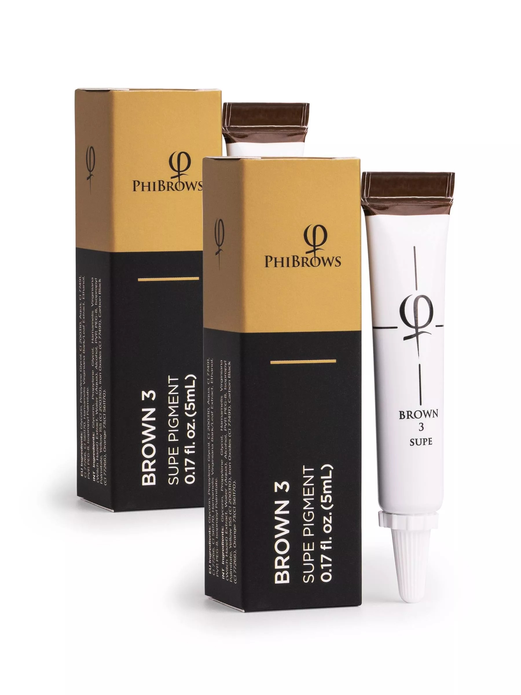 PhiBrows Brown 3 SUPE Pigment 5ml