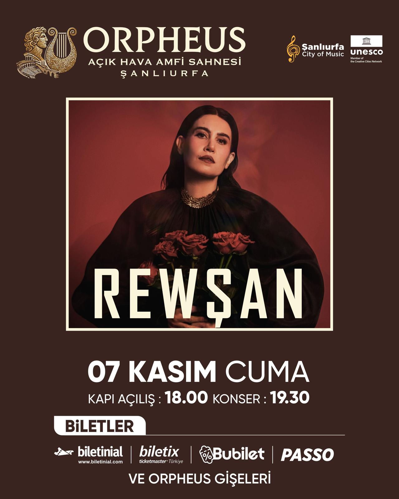 Rewşan Konseri 7 Kasım CUma