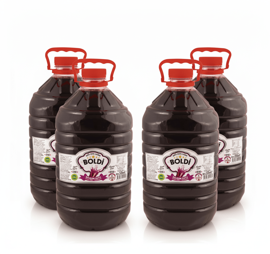 4'lü 5 Litre Pet Şişe Şalgam Sade