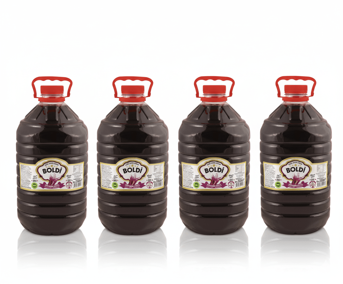 4'lü 5 Litre Pet Şişe Şalgam Acılı