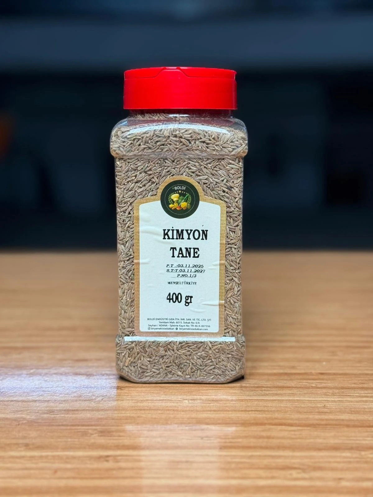 Whole Cumin Seeds Bottle
