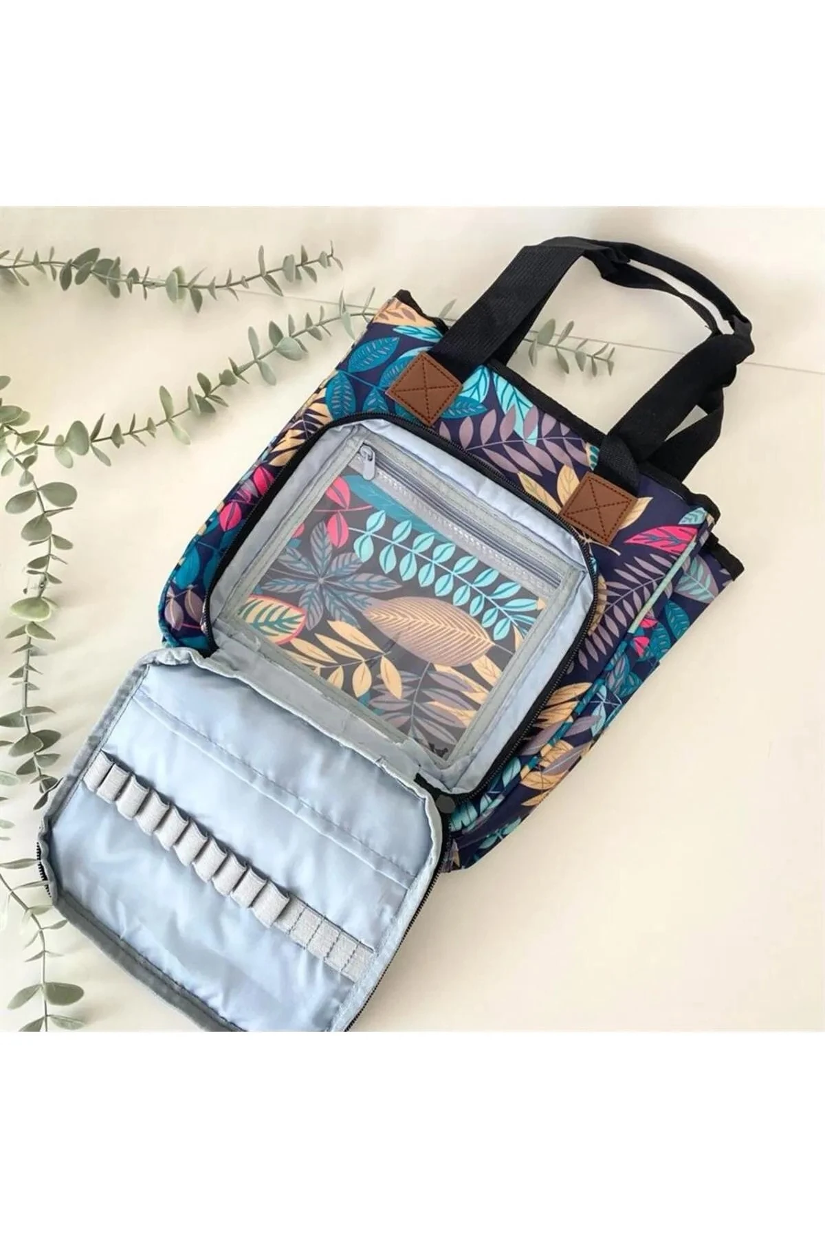 Desenli Örgü Çantası - LE26